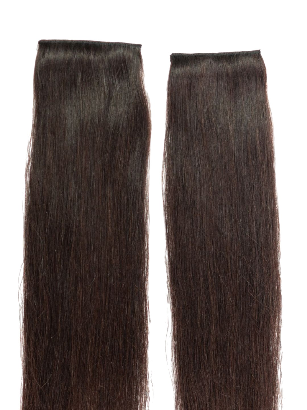 

GEMERIA HAIR Set Of 2 Clip-In Straight Locks Hair Extension - Dark Brown