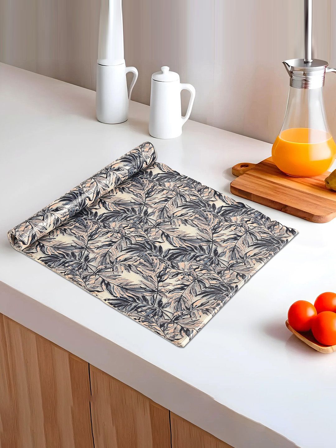 

Kuber Industries Cream-Coloured Water Resistant Shelf Liner