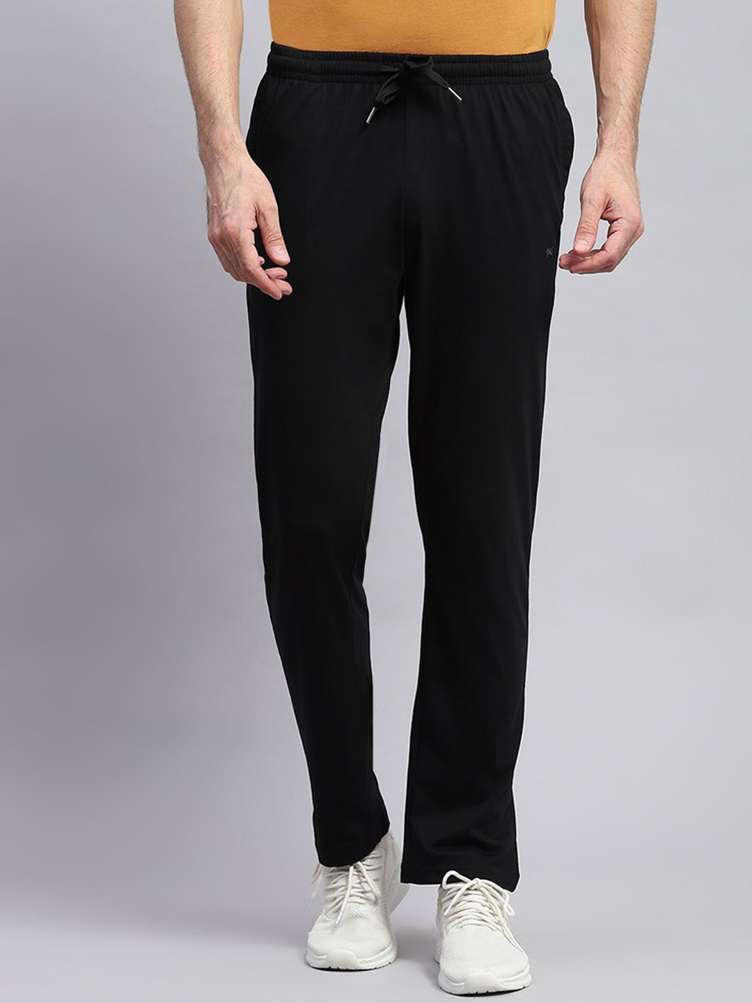 

Monte Carlo Men Mid-Rise Track Pants, Black