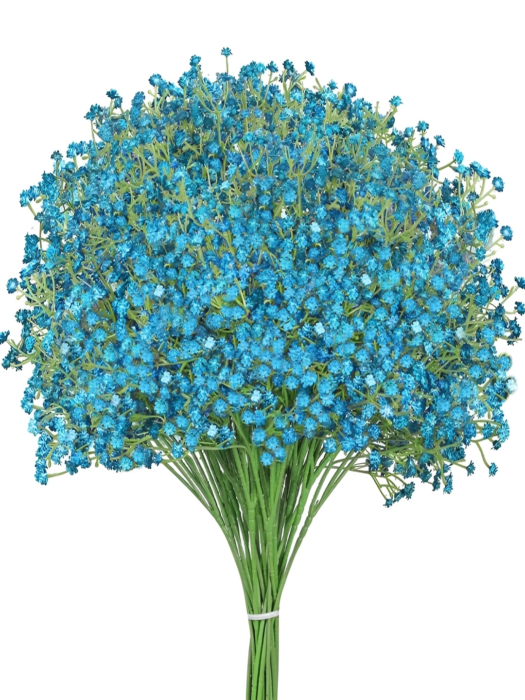 

VRB DECOR Blue 4 Pieces Gypsophilia Artificial Flower
