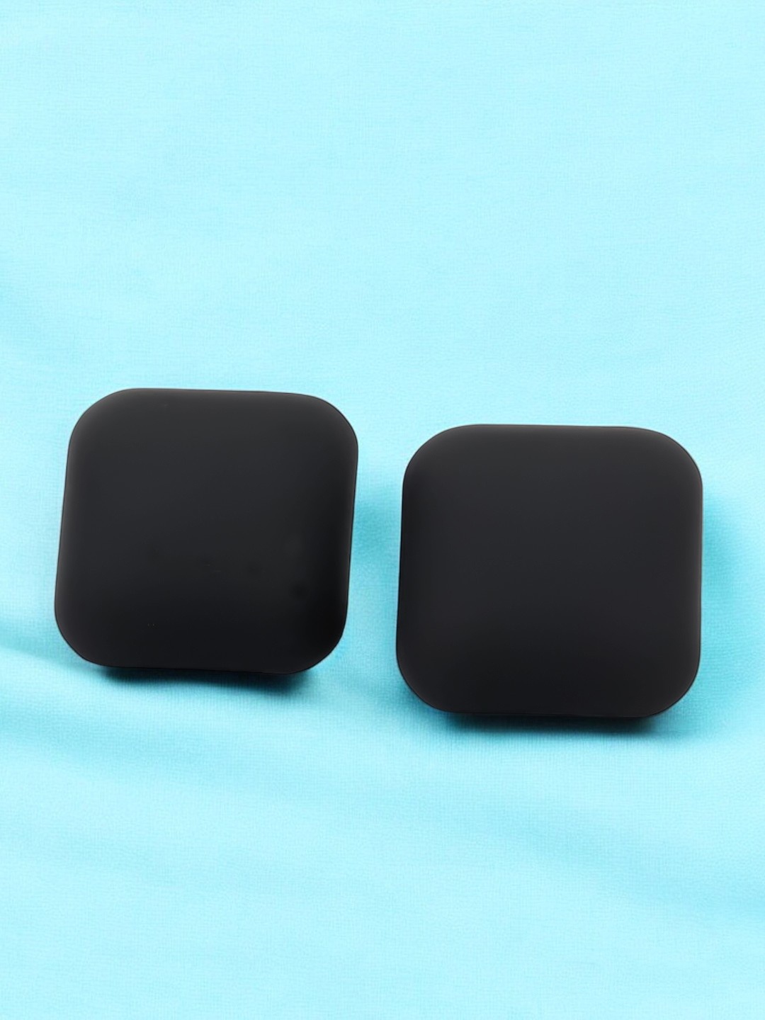 

KRENOZ Geometric Studs Earrings, Black