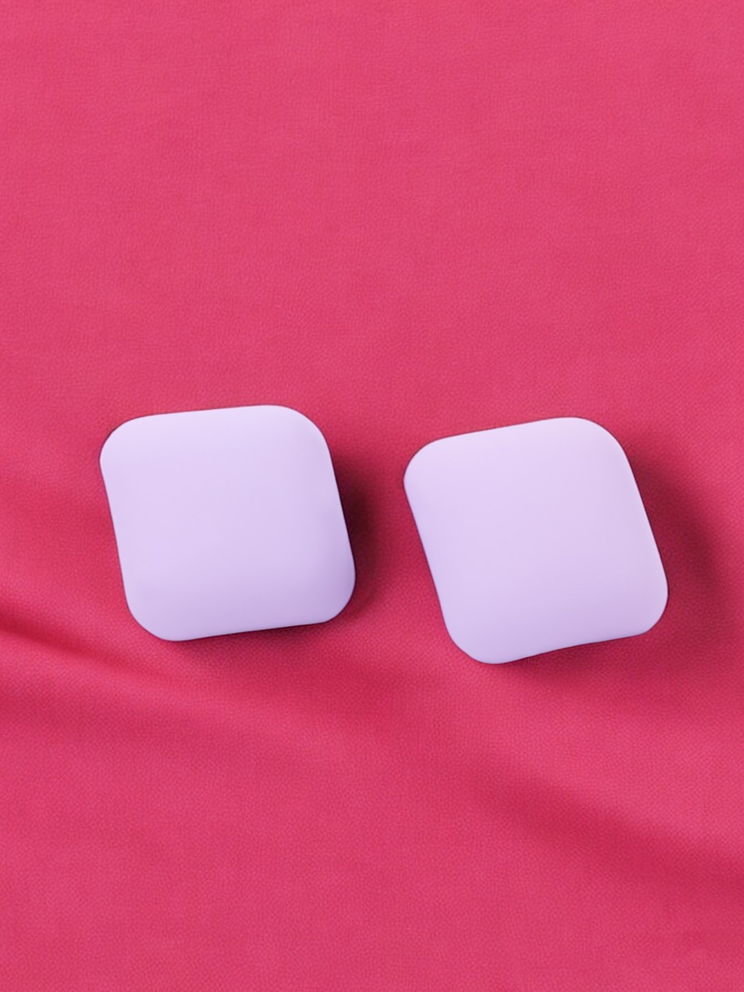 

KRENOZ Geometric Studs Earrings, Lavender