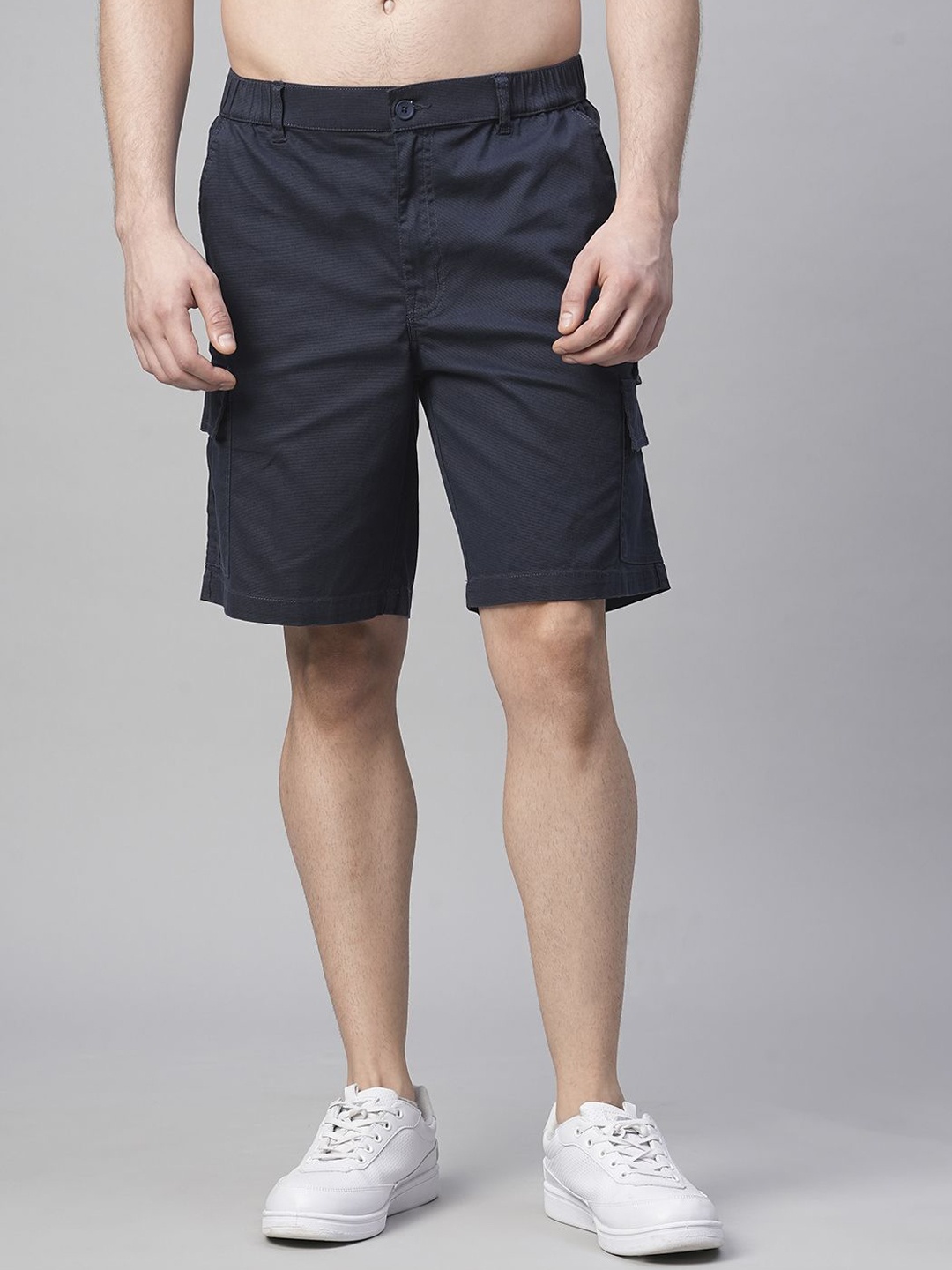 

PRONK Men Cargo Short, Navy blue