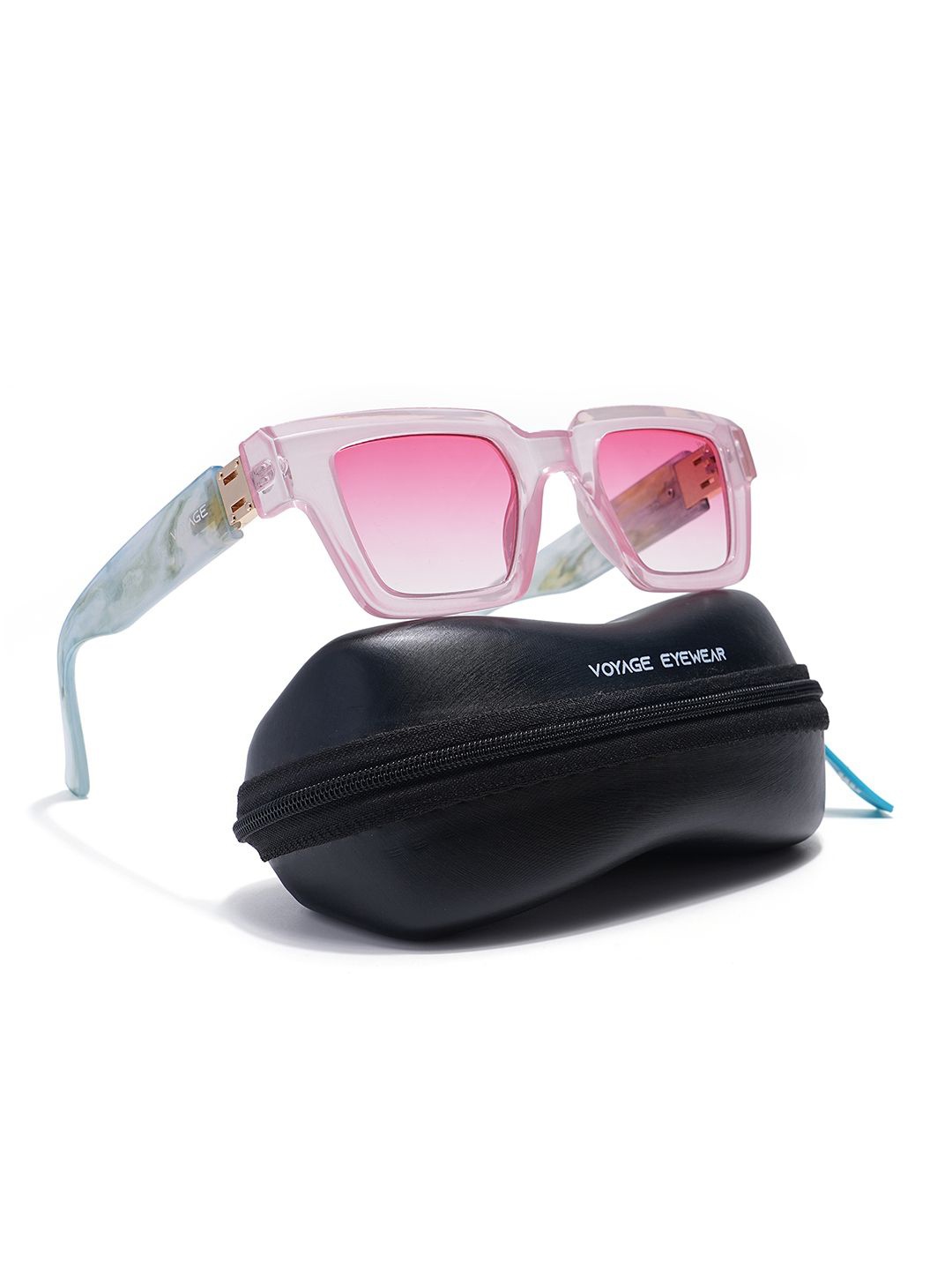 

Voyage Unisex Wayfarer Sunglasses with UV Protected Lens 9201MG5802, Pink