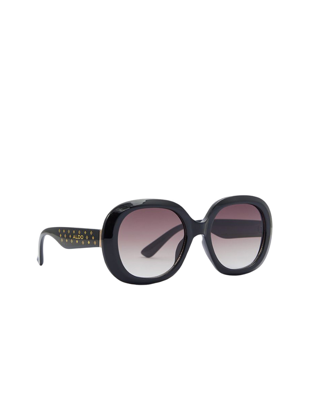 

ALDO Women Round Sunglasses, Black