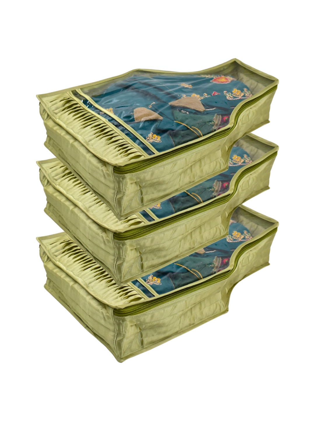 

Ajabh Green 3 Pieces Water Resistant Multi-Utility Organisers