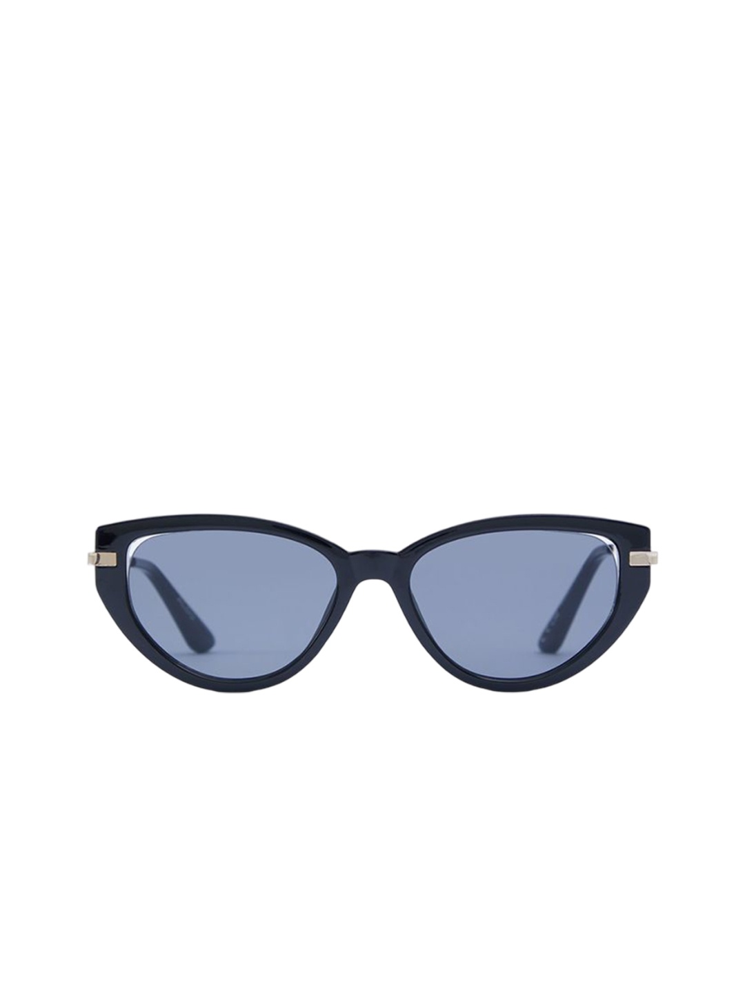 

ALDO Women Wayfarer Sunglasses GALOMALDAN970-BLACK/GOLD MULTI, Blue