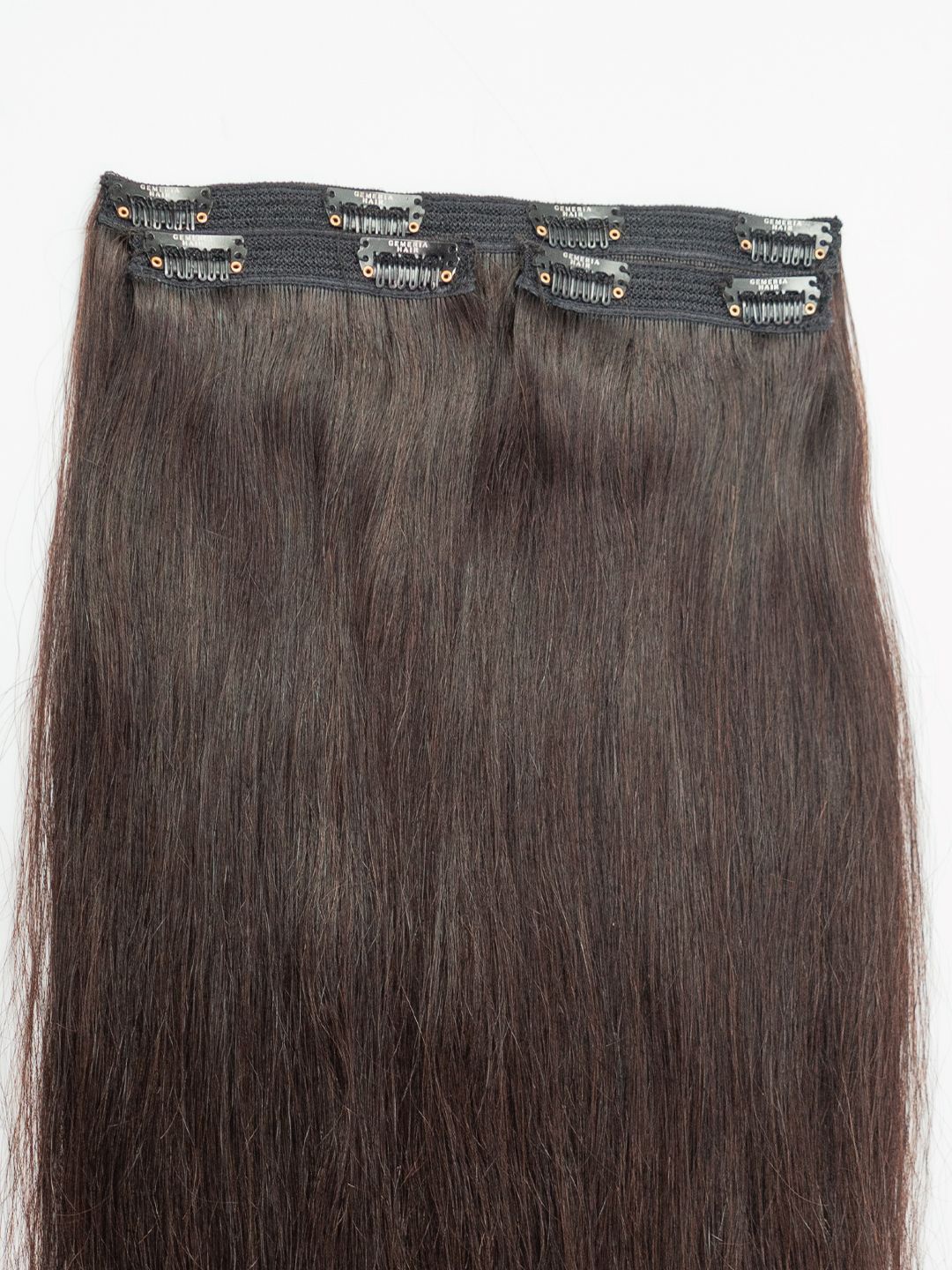 

GEMERIA HAIR Set Of 3 Clip-In Straight Locks Hair Extension - Dark Brown