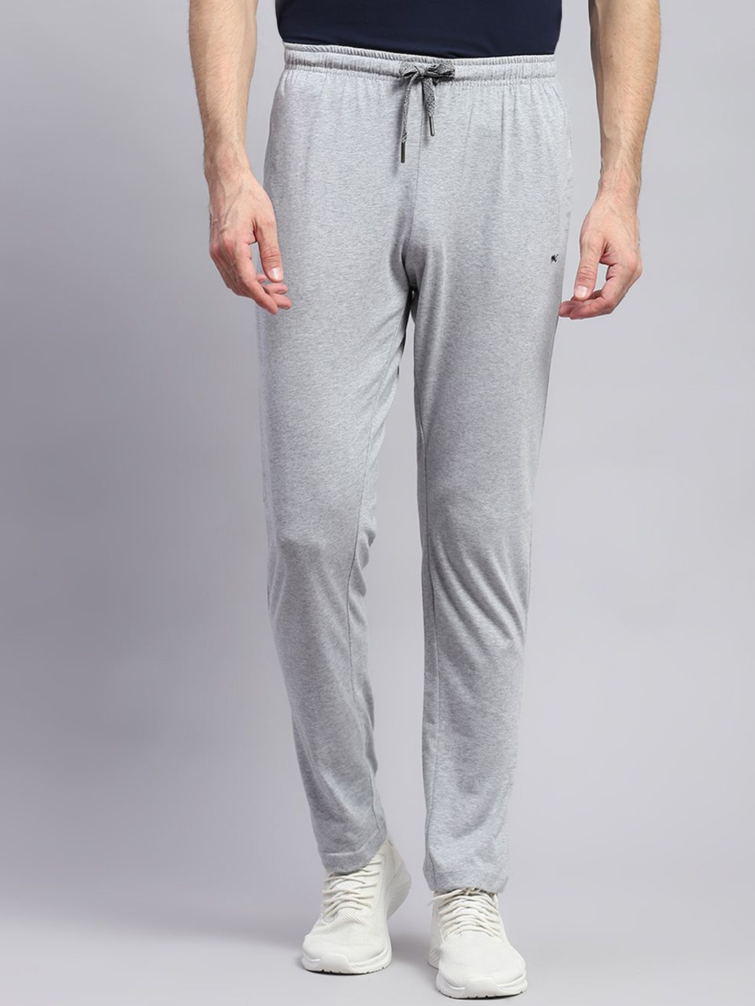 

Monte Carlo Men Mid-Rise Regular Fit Track Pants, Grey