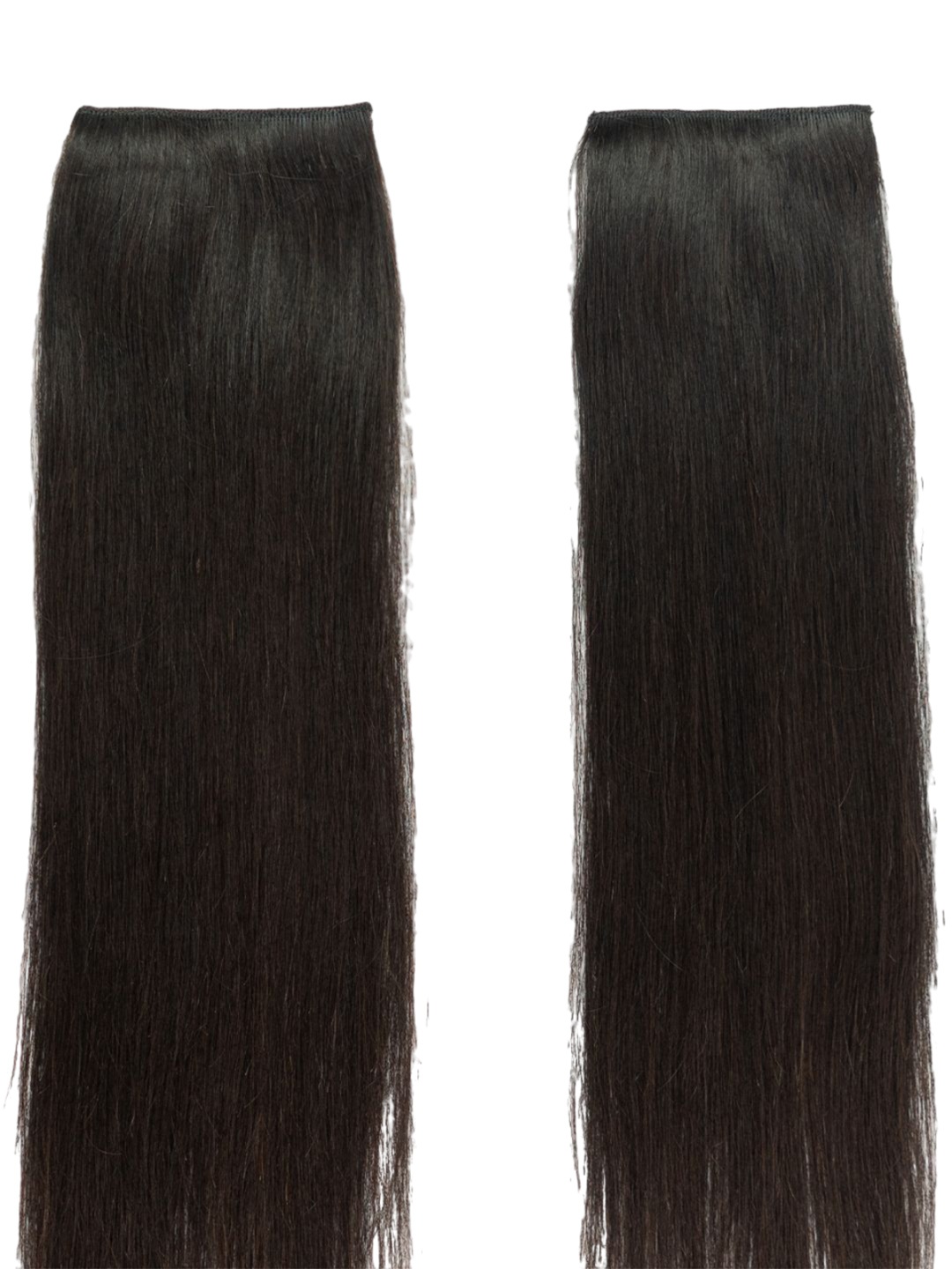 

GEMERIA HAIR Set Of 2 Clip-In Straight Locks Hair Extension - Natural Black Brown