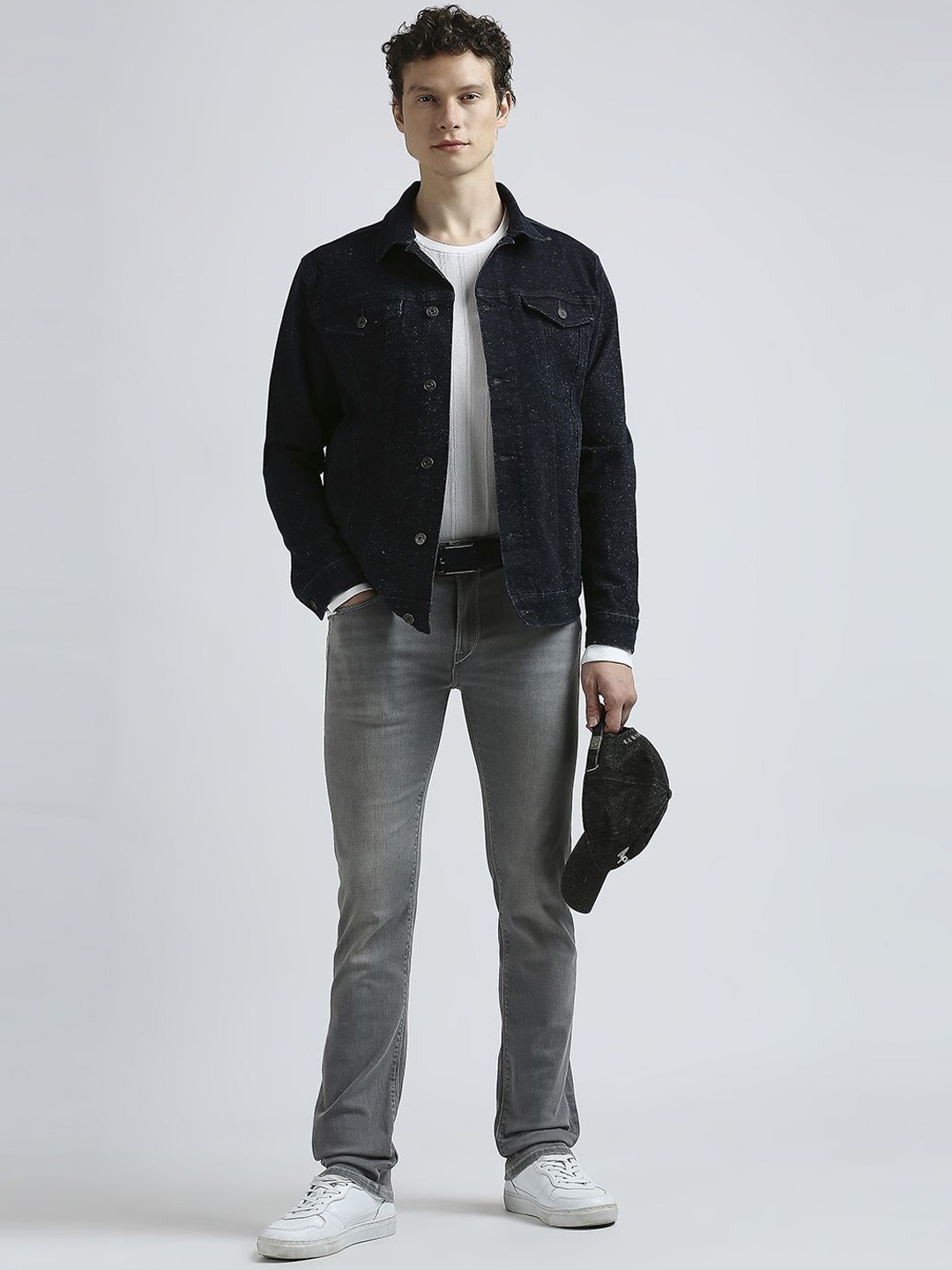

Pepe Jeans Men Vapour Slim Fit Light Fade Stretchable Jeans, Grey