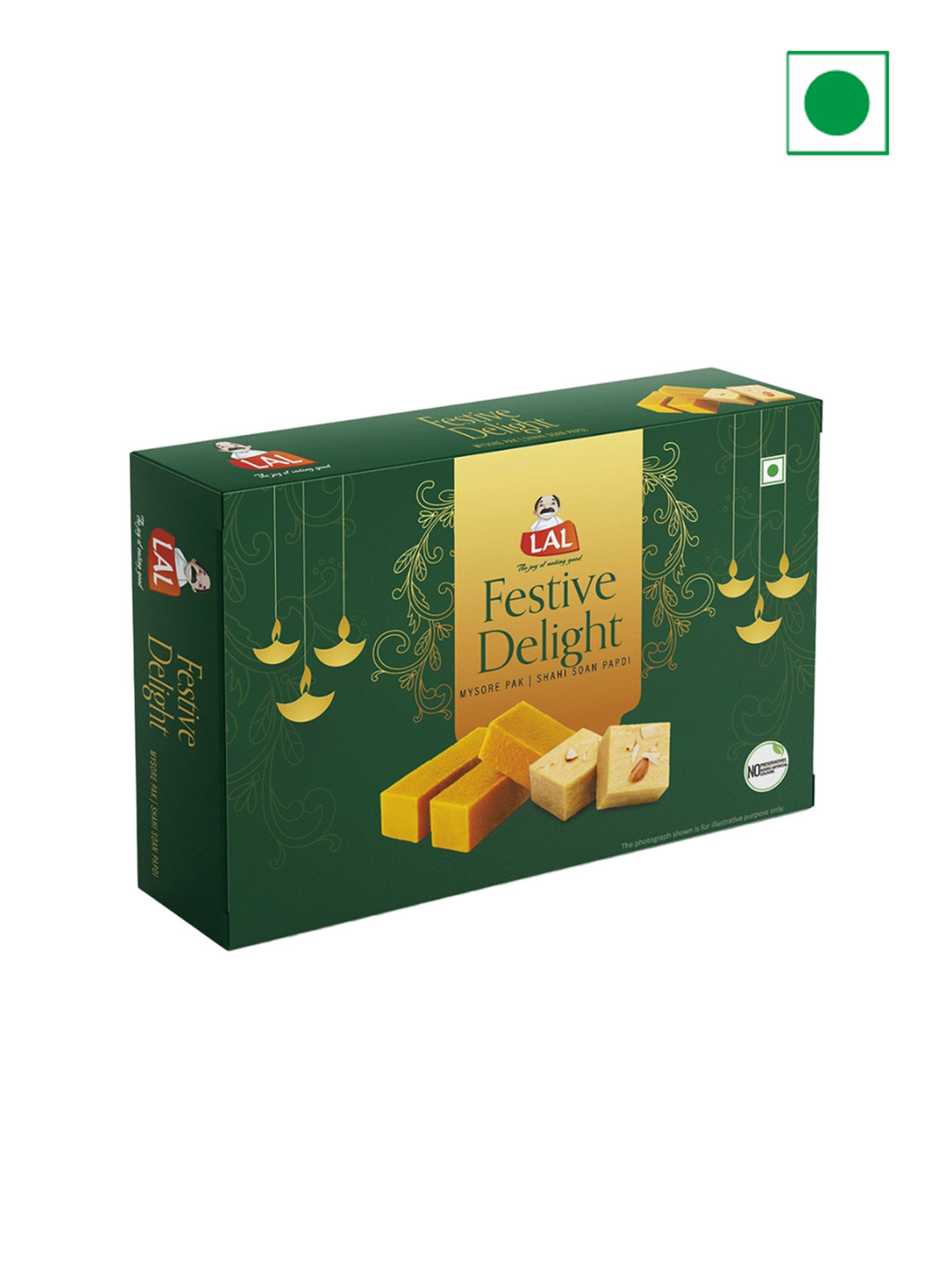 

LAL Festive Delight Sweets 400g, Green