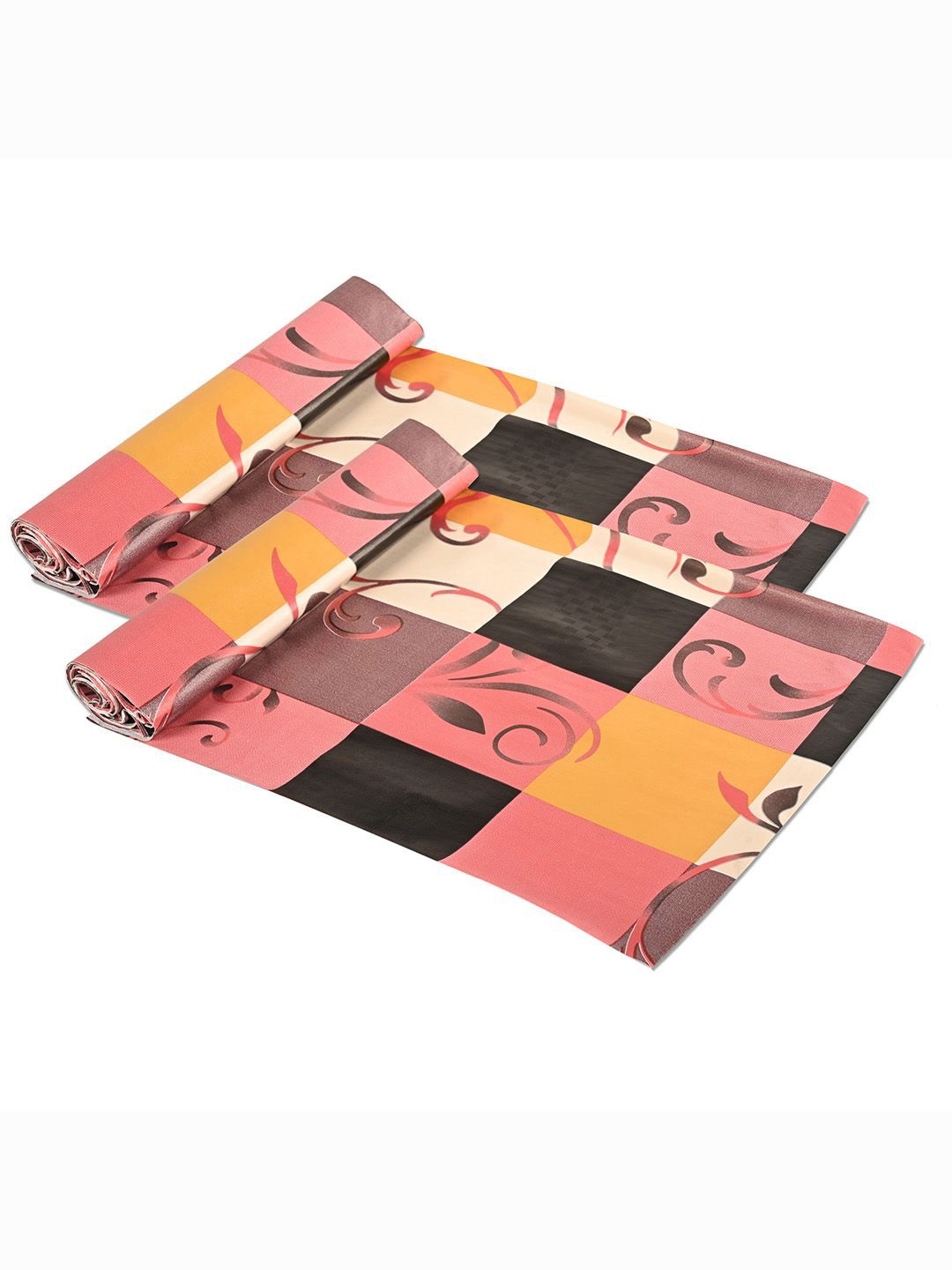 

Kuber Industries Pink 2 Pieces Water Resistant Shelf Liner Organisers