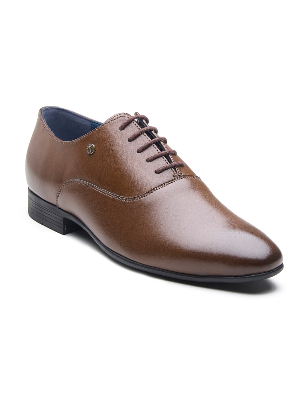 

MICHAEL ANGELO Men Solid Formal Derbys, Brown