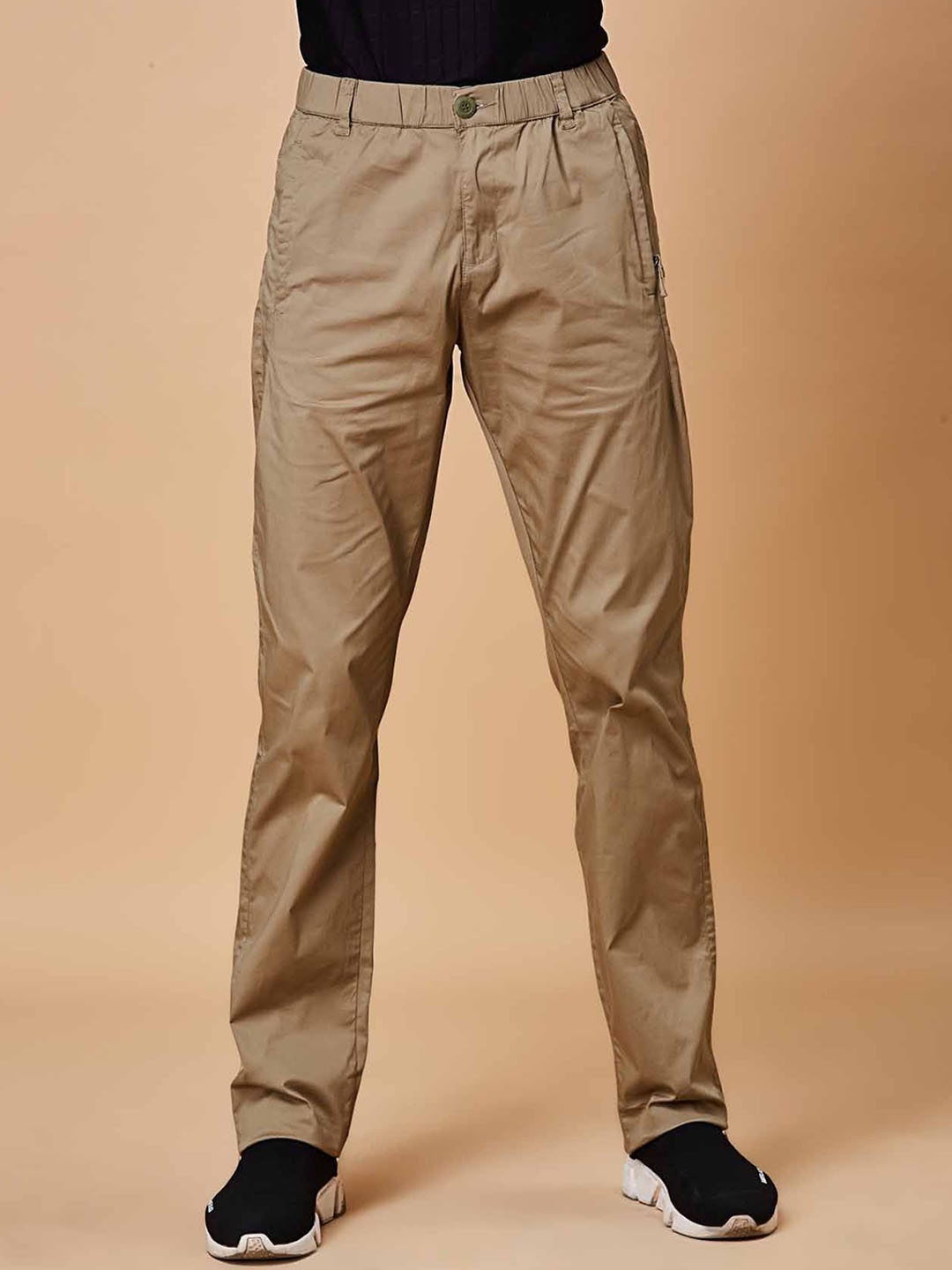

beevee Men Classic Chinos Trouser, Brown