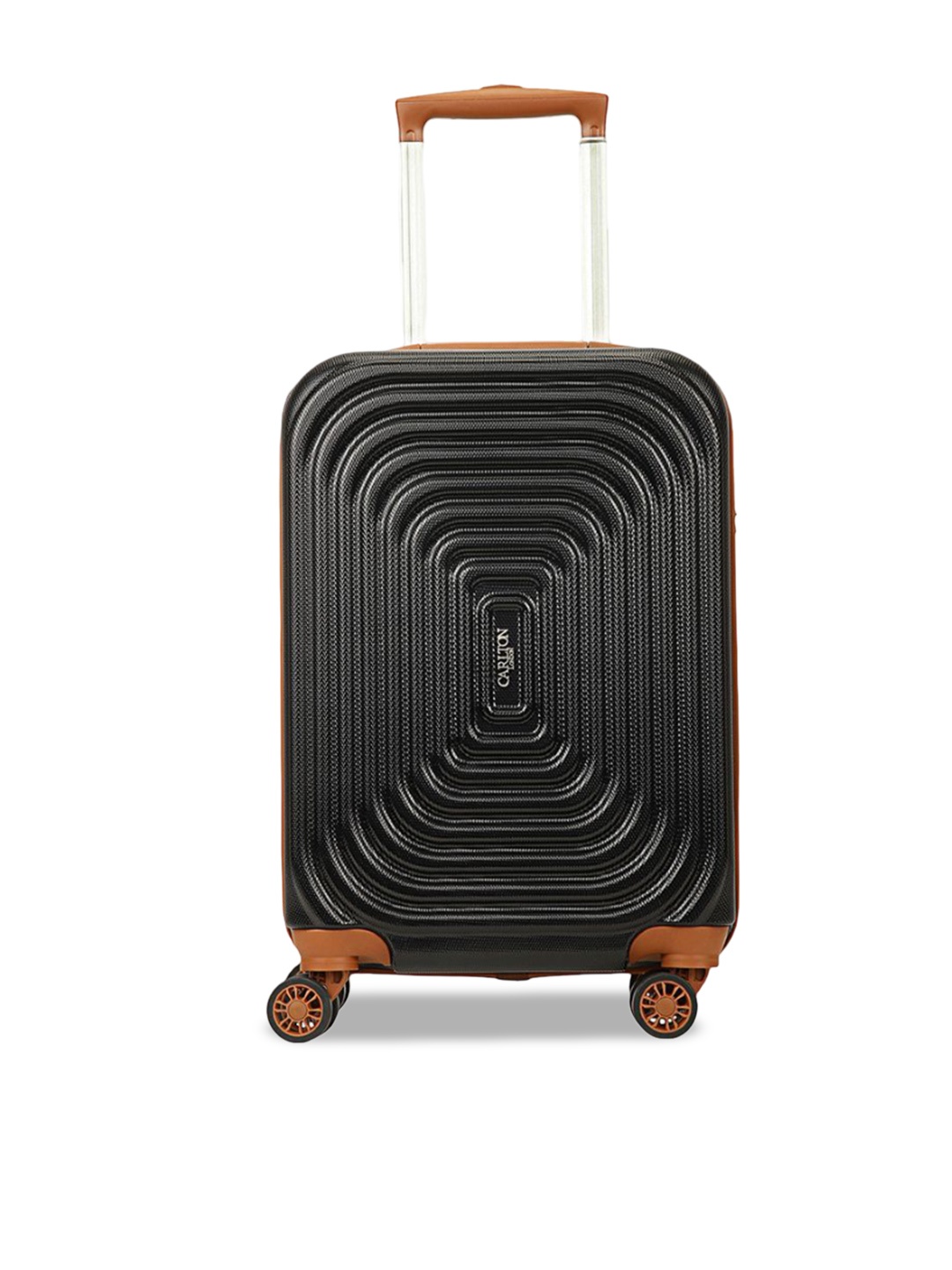 

Carlton London Hard Sided Trolly Suitcase, Black