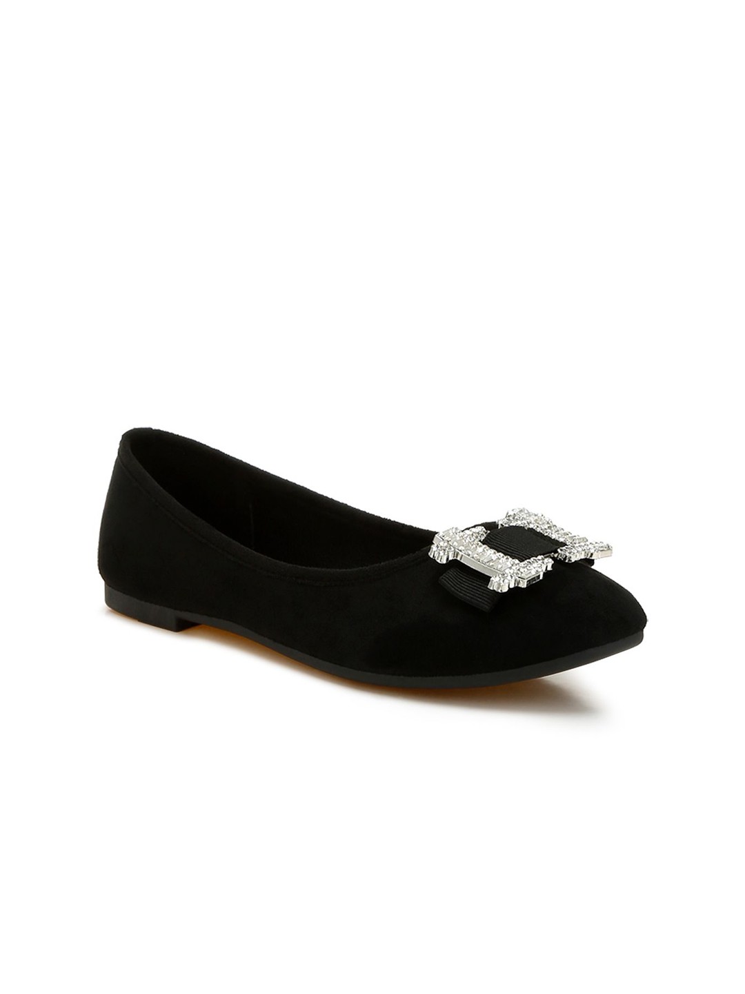 

London Rag Women Woven Design PU Loafers, Black