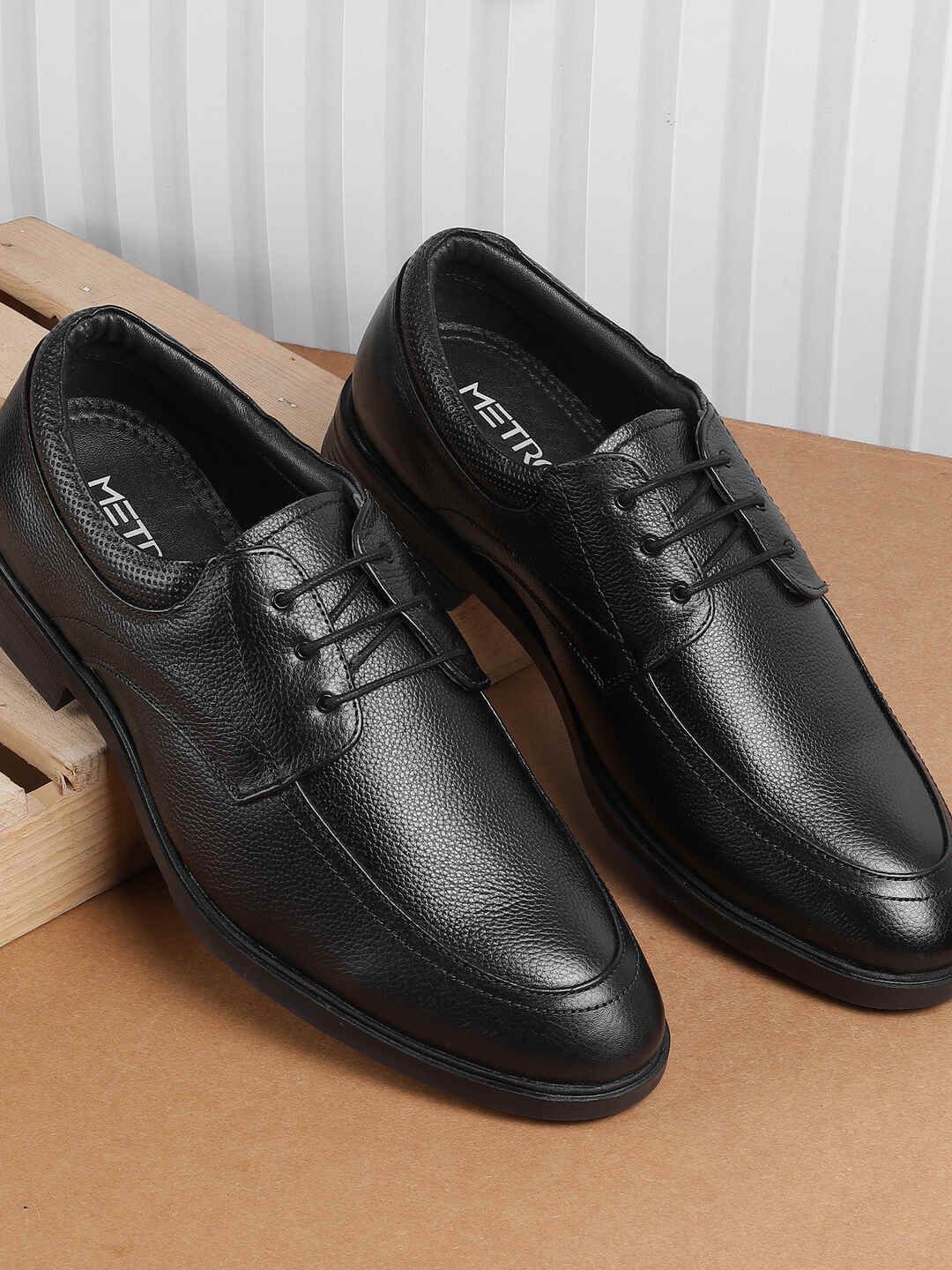 

Metro Men Leather Formal Derbys, Black