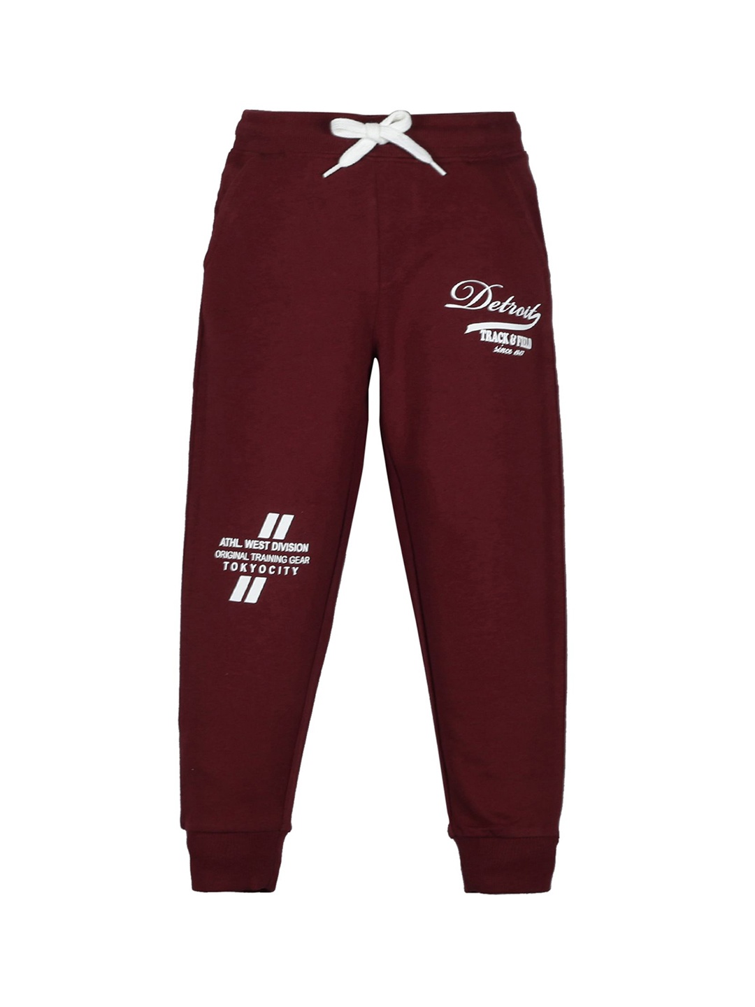 

PLUM TREE Boys Mid-Rise Joggers, Burgundy