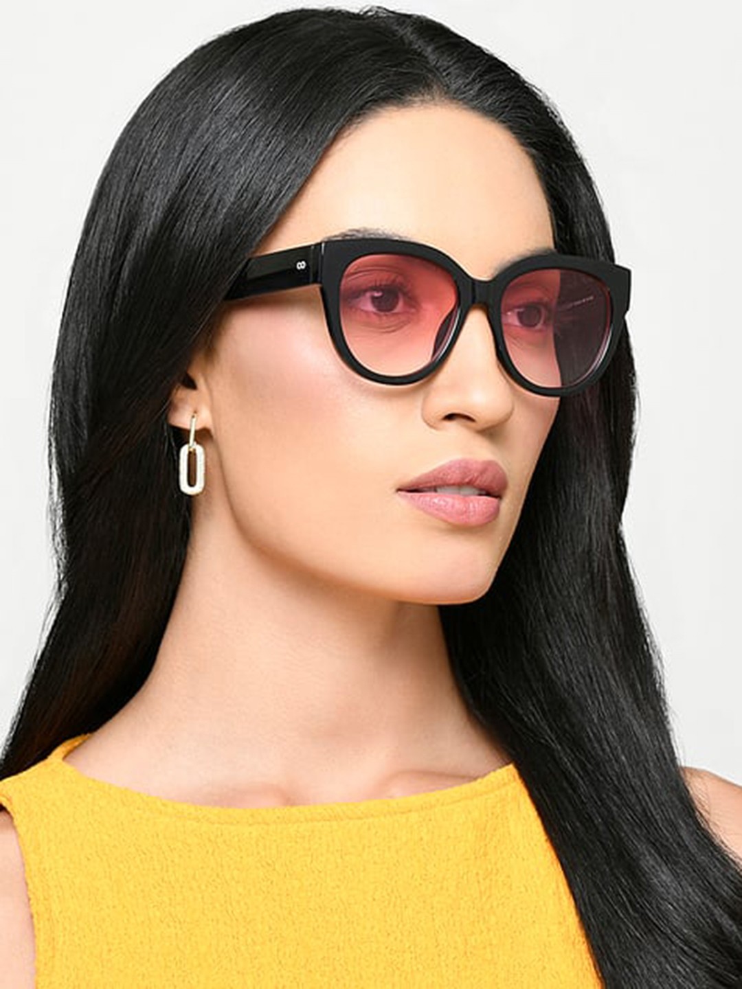 

Vincent Chase Women Cateye Sunglasses with UV Protected Lens 221077-Pink