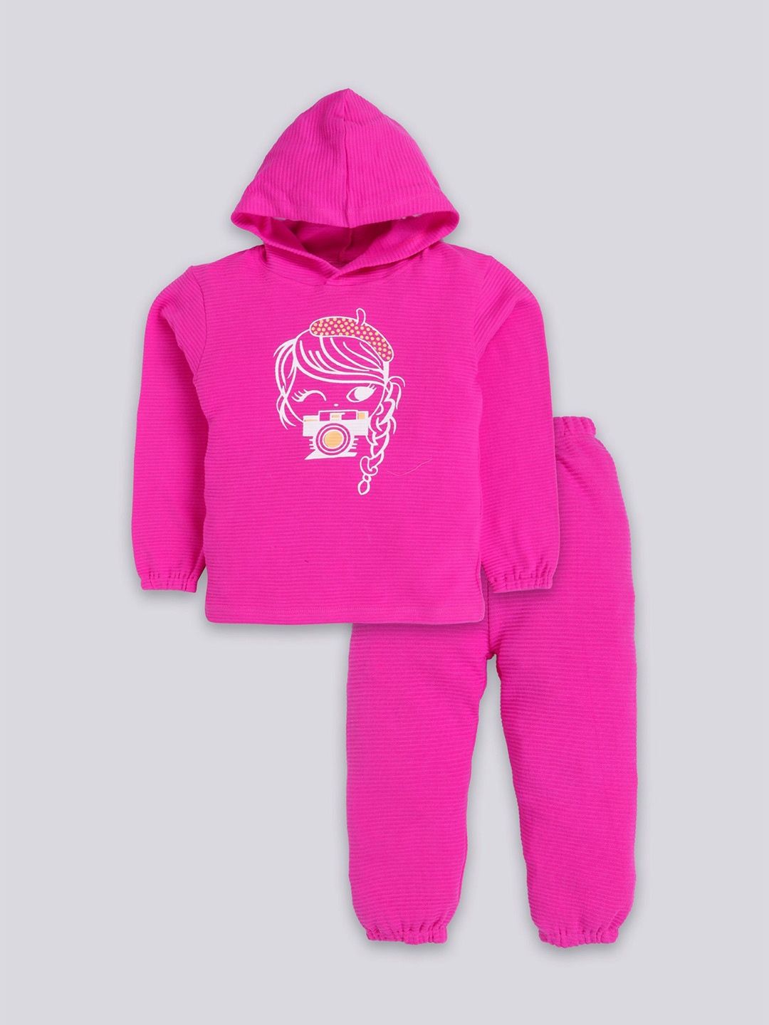 

BAESD Girls Printed Clothing Set, Pink