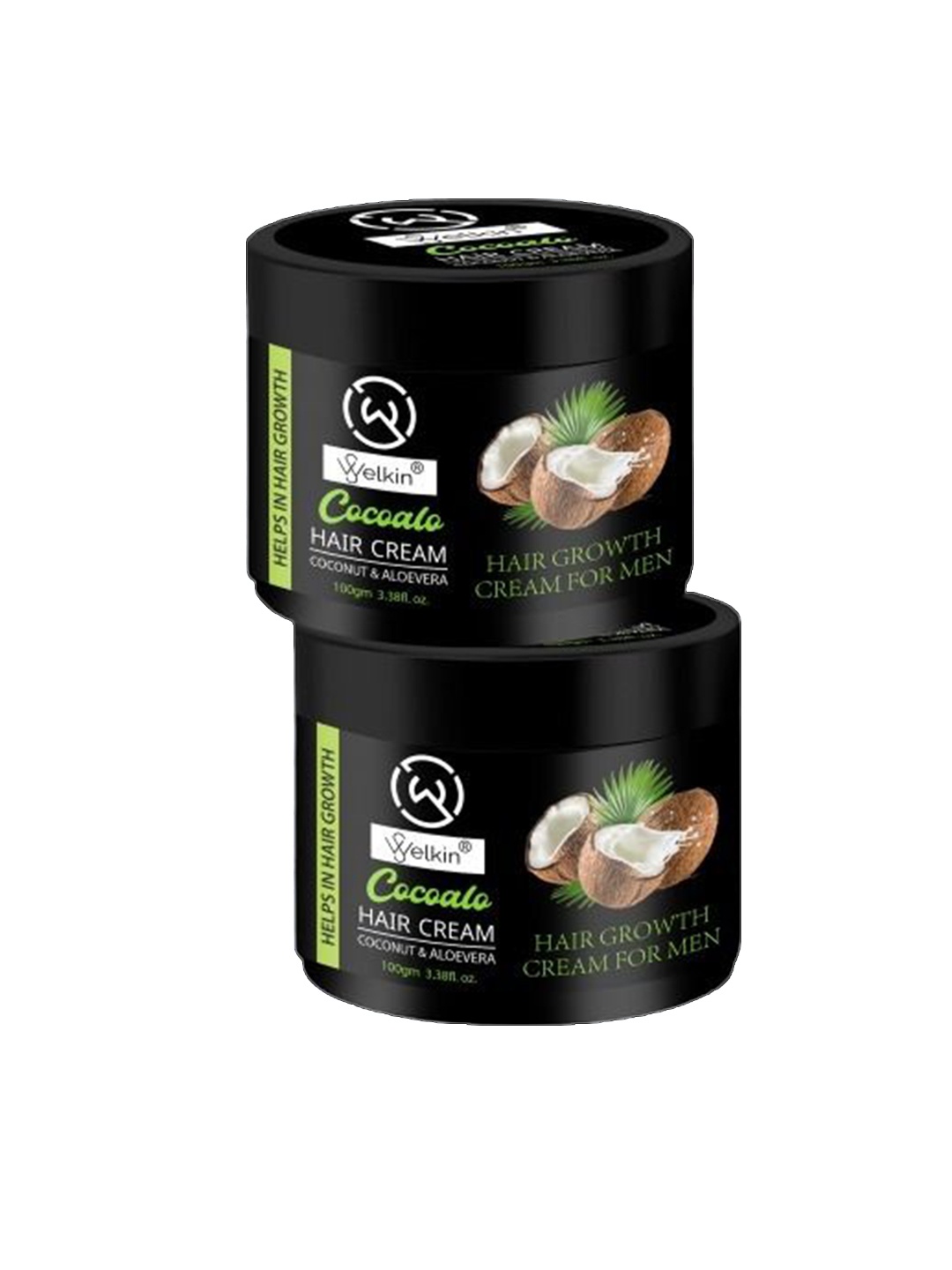 

WELKIN Set Of 2 Cocoalo Hair Cream- 100 g Each, White