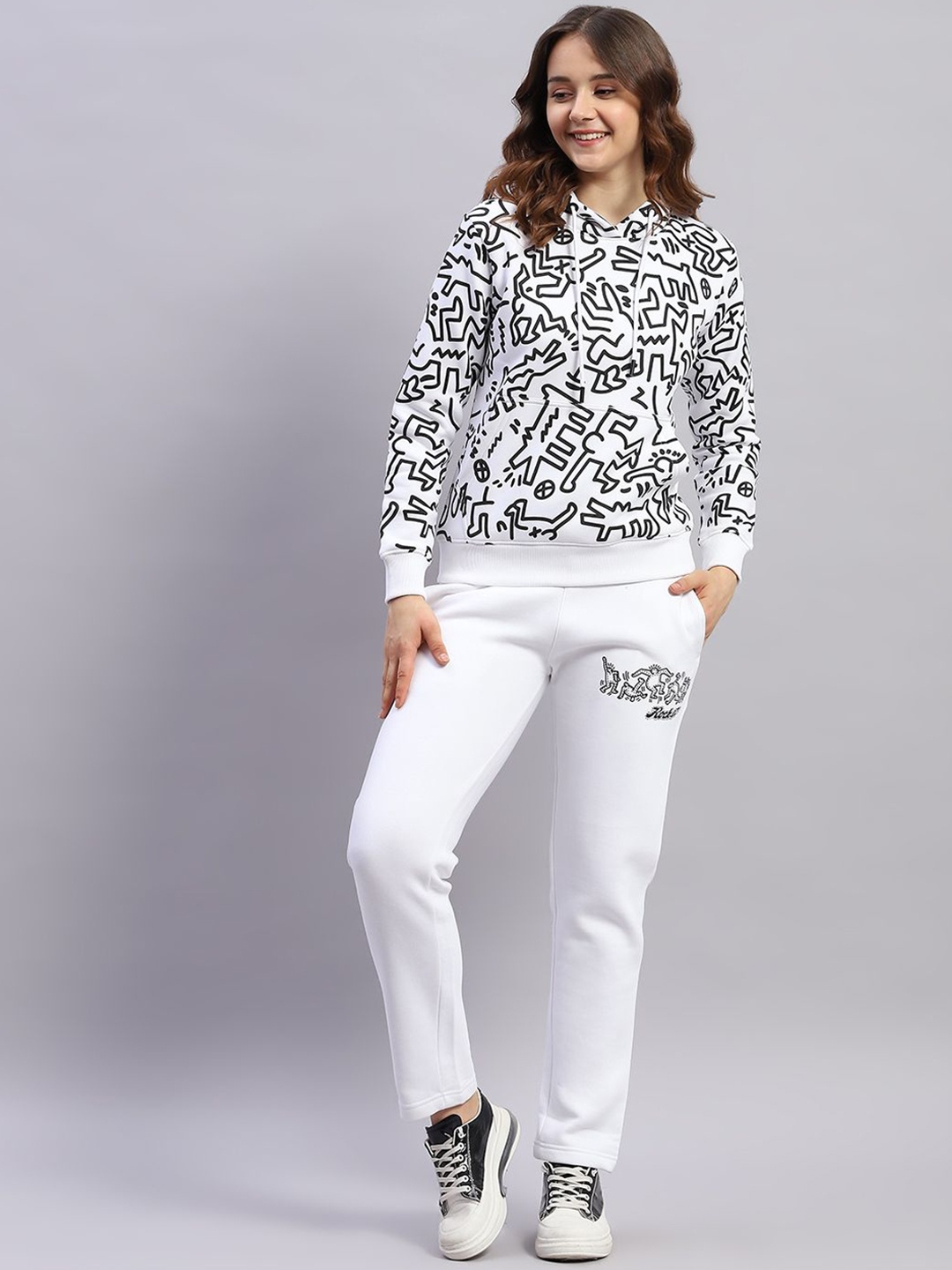 

rock.it Women Printed Tracksuits, White