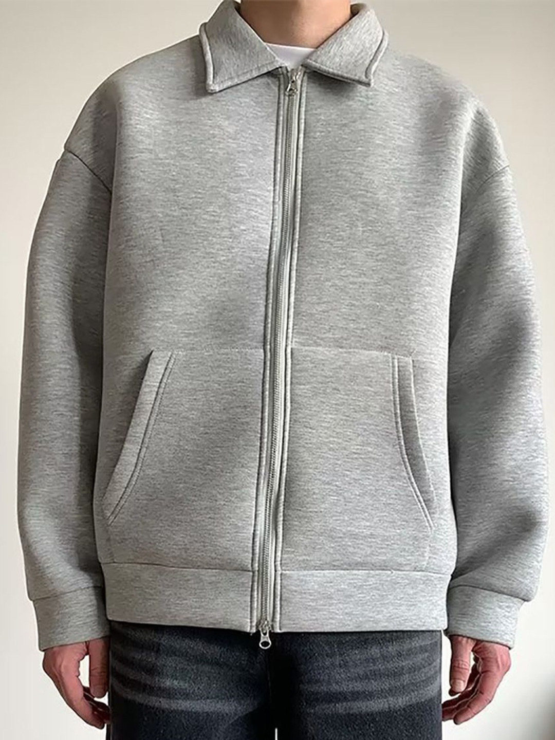

StyleCast x Revolte Men Solid Sweatshirt, Grey