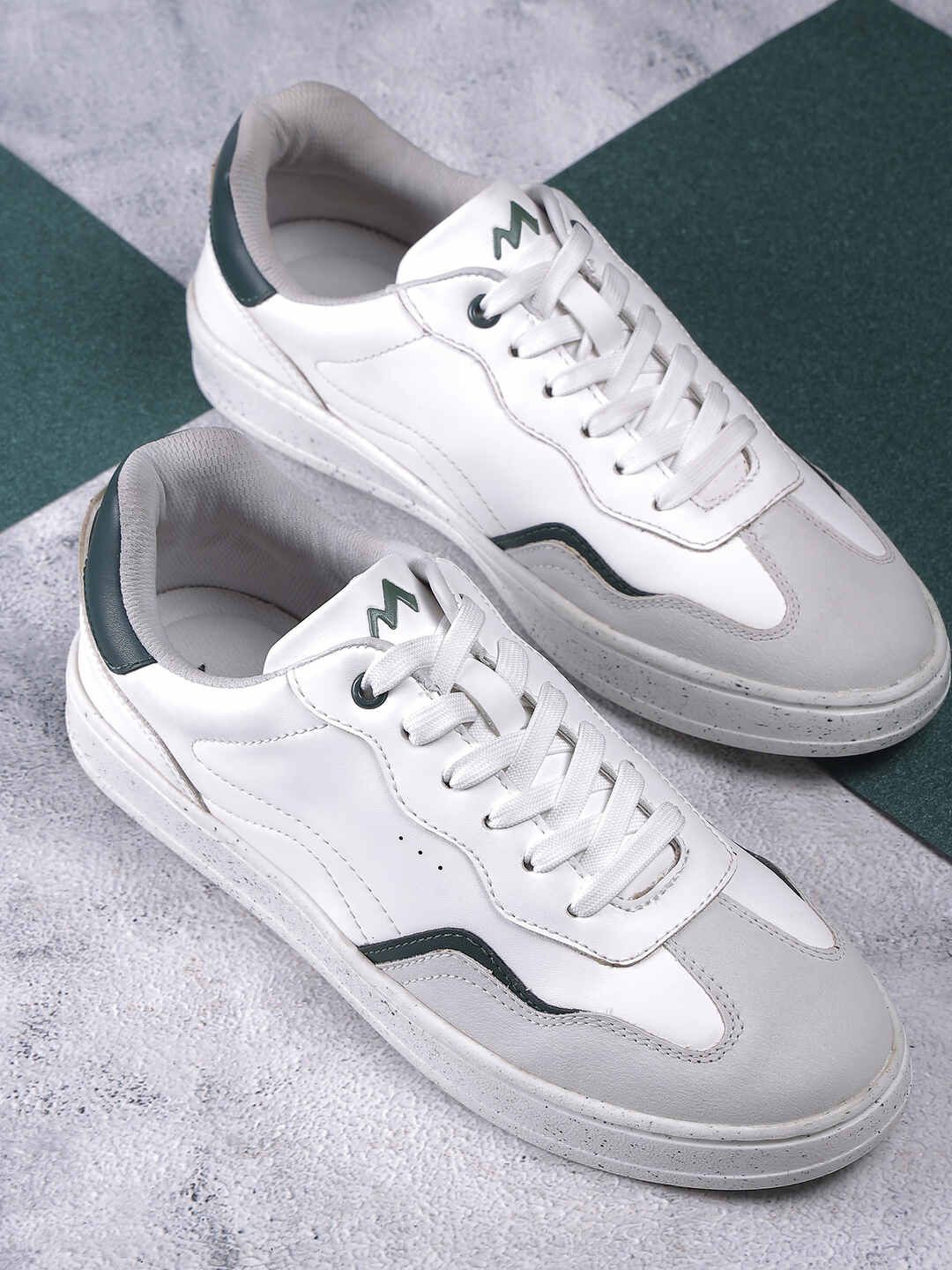 

Metro Men Colourblocked Smart Casual Sneakers, White