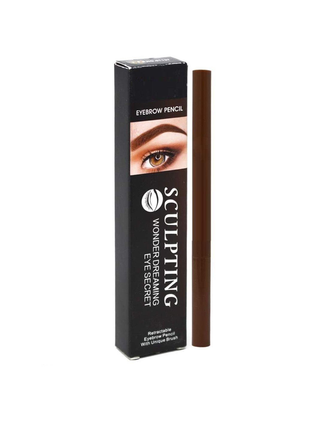 

Facejewel Sculpting 2-IN-1 Expert Eyebrow Pencil With Shaping Spoolie- Brown - 3.5 g