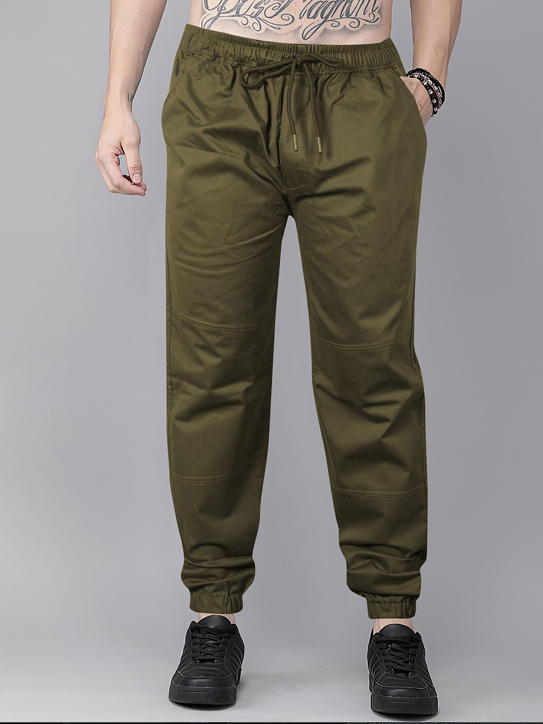 

Jb Just BLACK Men Relaxed Easy Wash Jogger, Olive