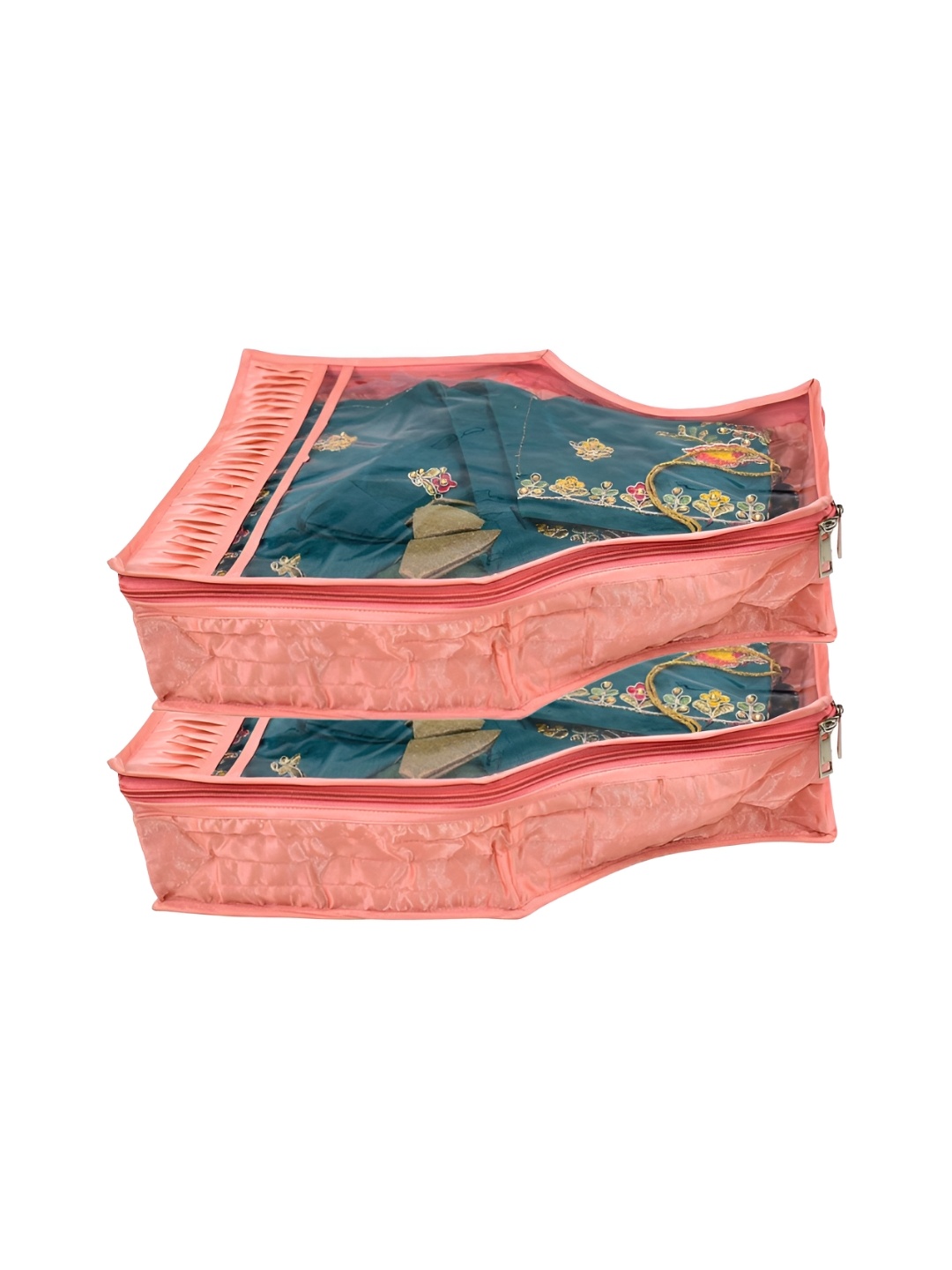 

Ajabh Peach-Coloured 2 Pieces Water Resistant Multi-Utility Organisers