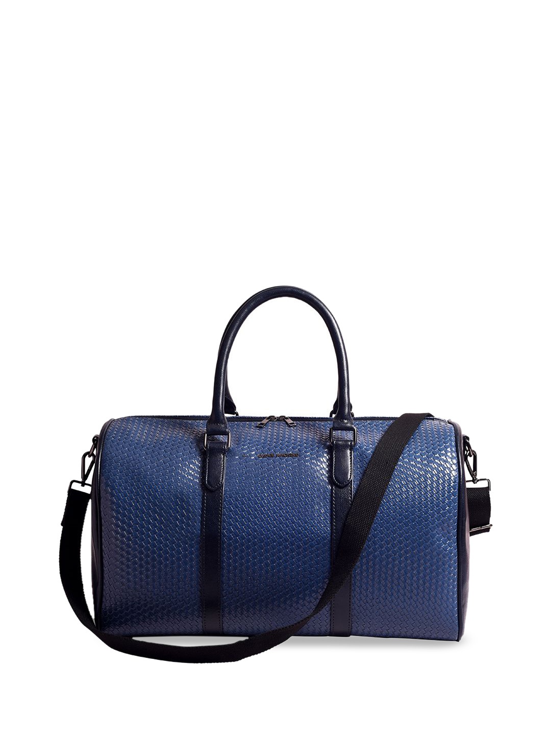 

Gauge Machine Blue Weave Duffle Bag