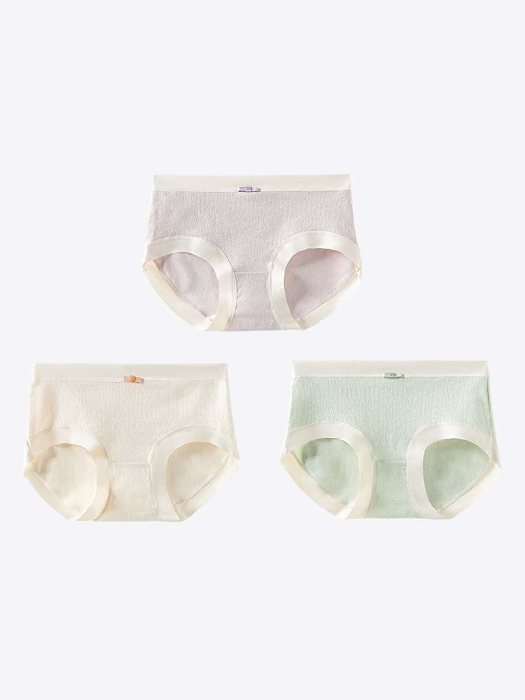

LULU & SKY Pack Of 3 Mid-Rise Hipster Briefs 571933-MULTI-3-MULTI-3, Green
