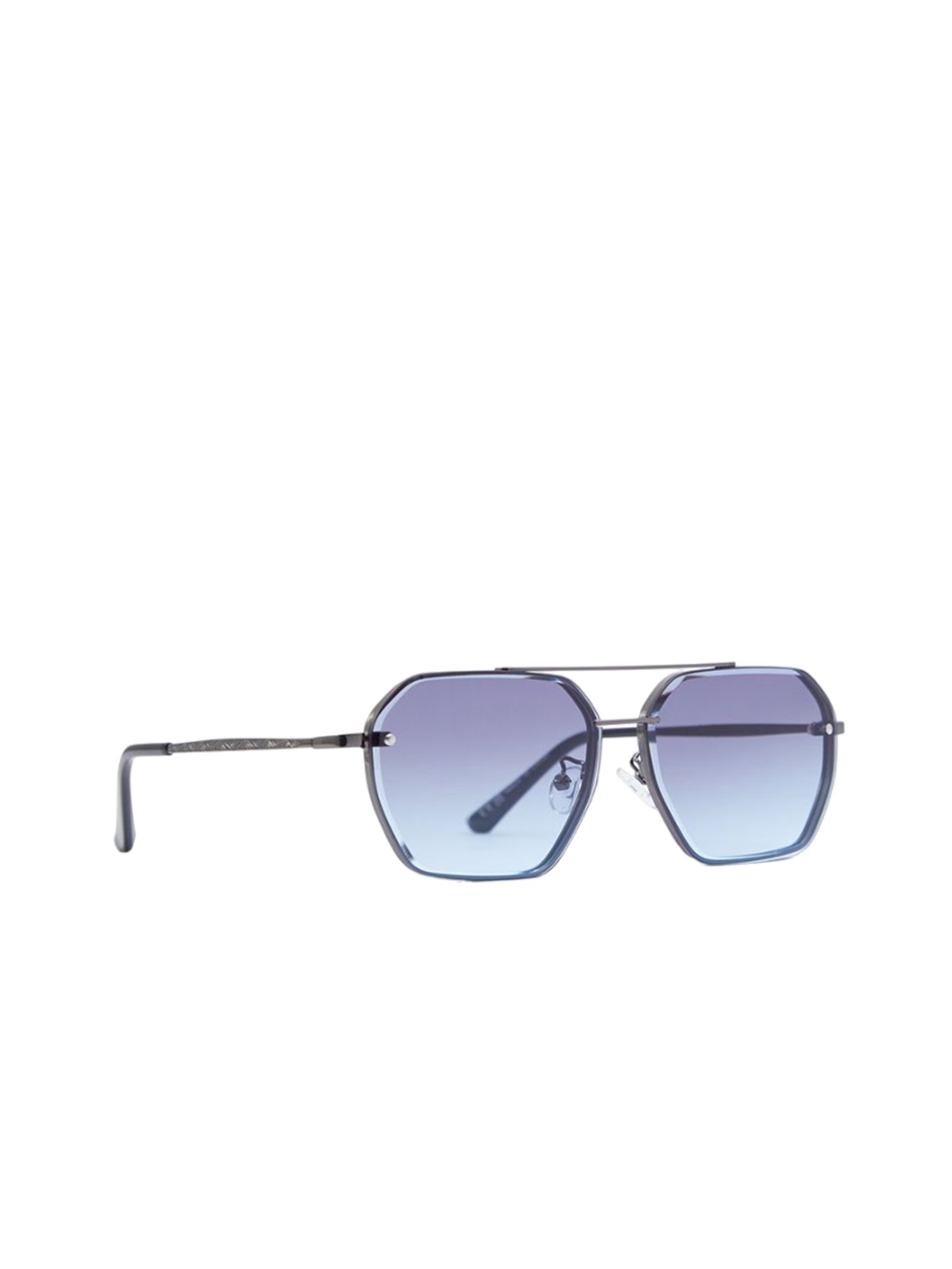 

ALDO Men Rectangle Sunglasses, Blue