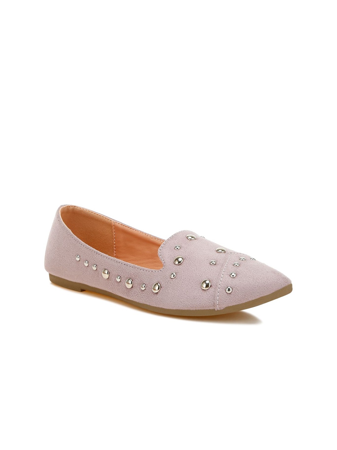 

London Rag Women Woven Design PU Slip-On Loafers, Purple