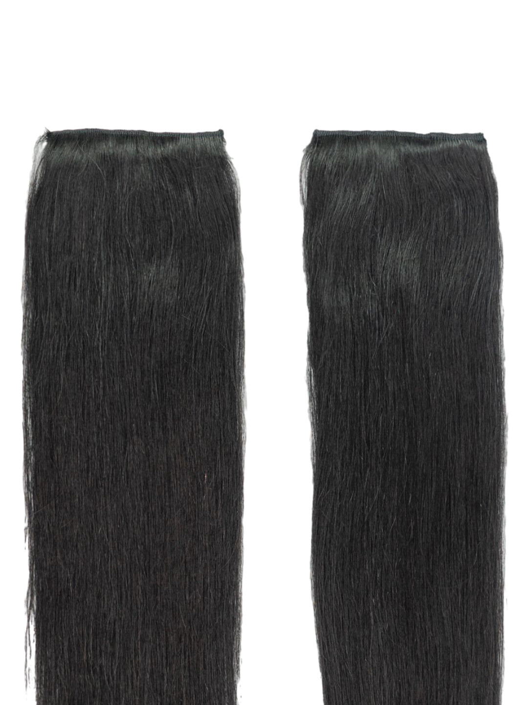 

GEMERIA HAIR Set Of 2 Clip-In Straight Locks Hair Extension - Jet Black