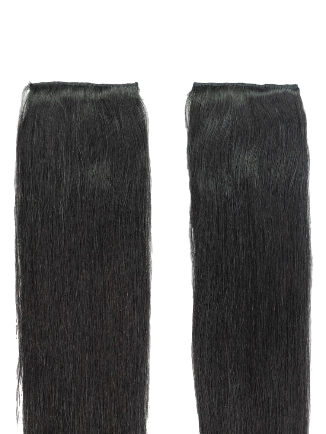 

GEMERIA HAIR Set of 2 Clip-In Straight Locks Hair Extension - Jet Black