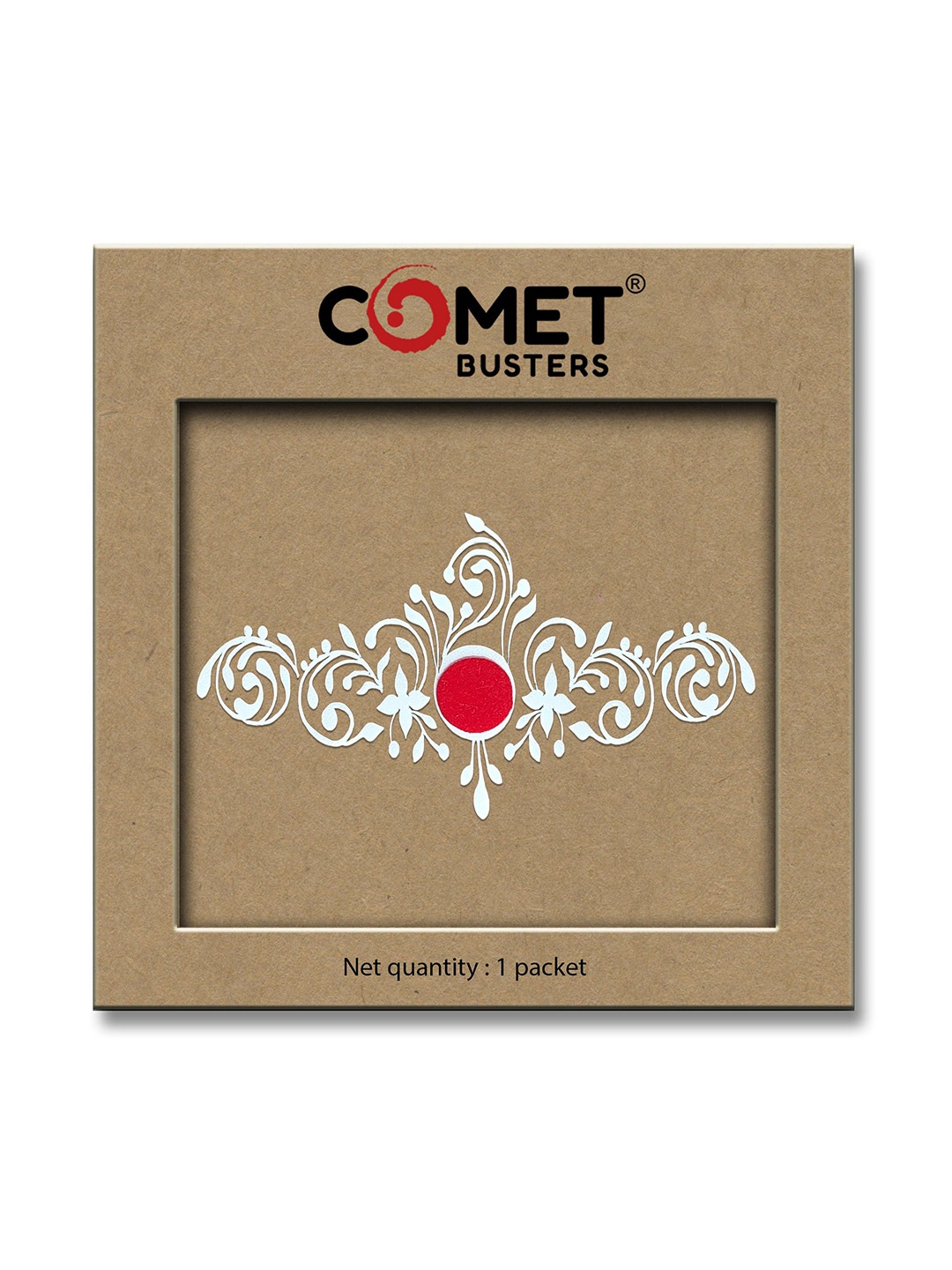 

Comet Busters Ethnic Motifs Traditional Bindis - White