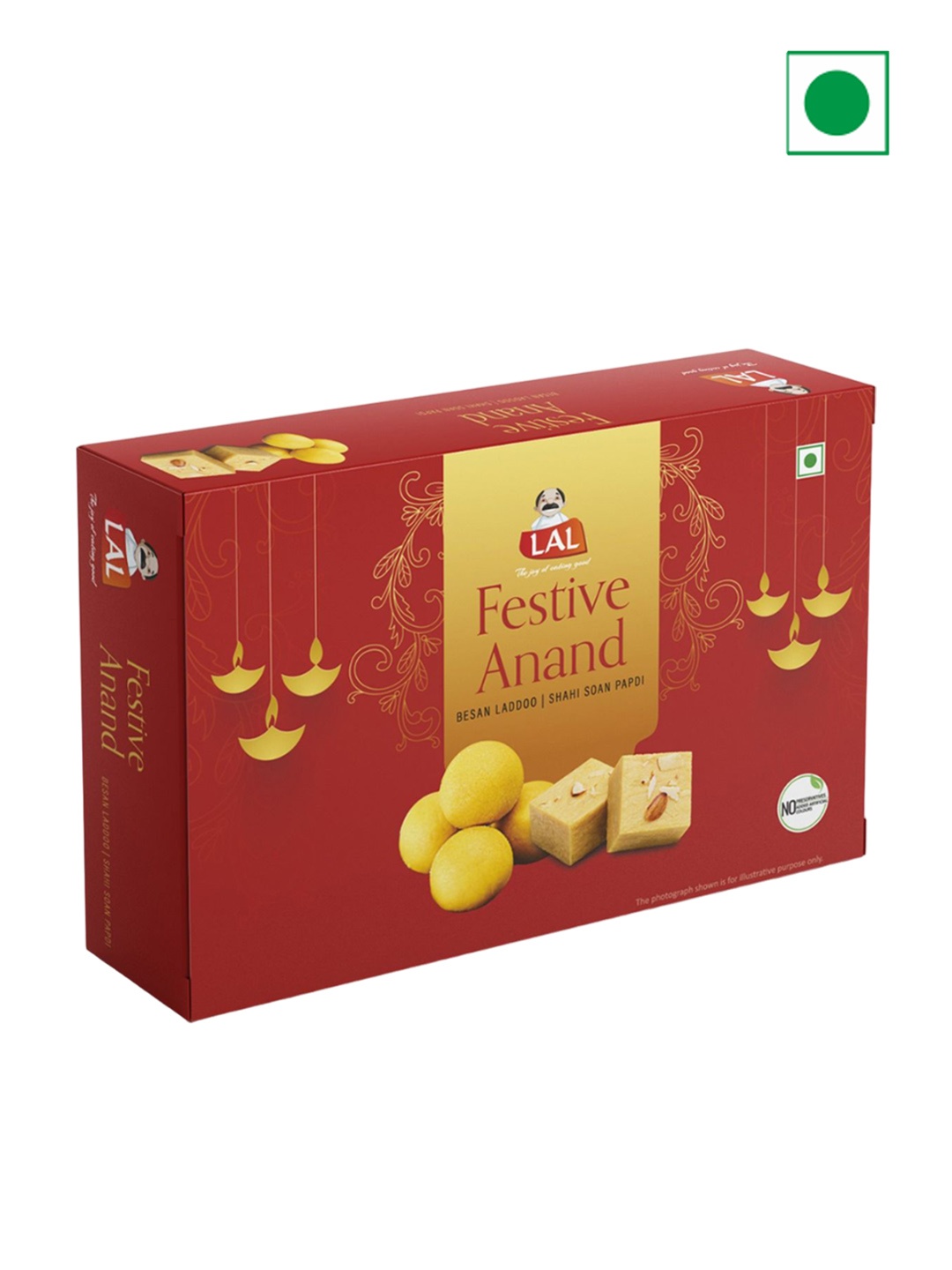 

LAL Festive Anand Sweets 400g, Red