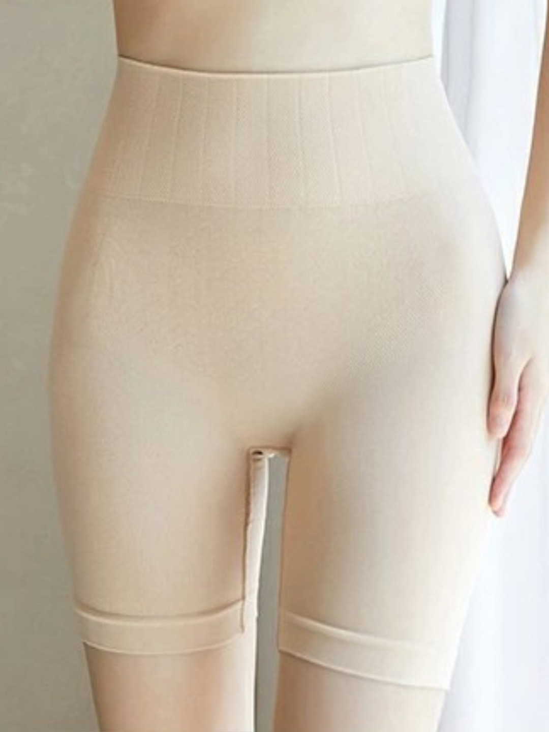 

BAESD Women Tummy and Thigh Shaper Stretchable Cotton Shapewear, Beige