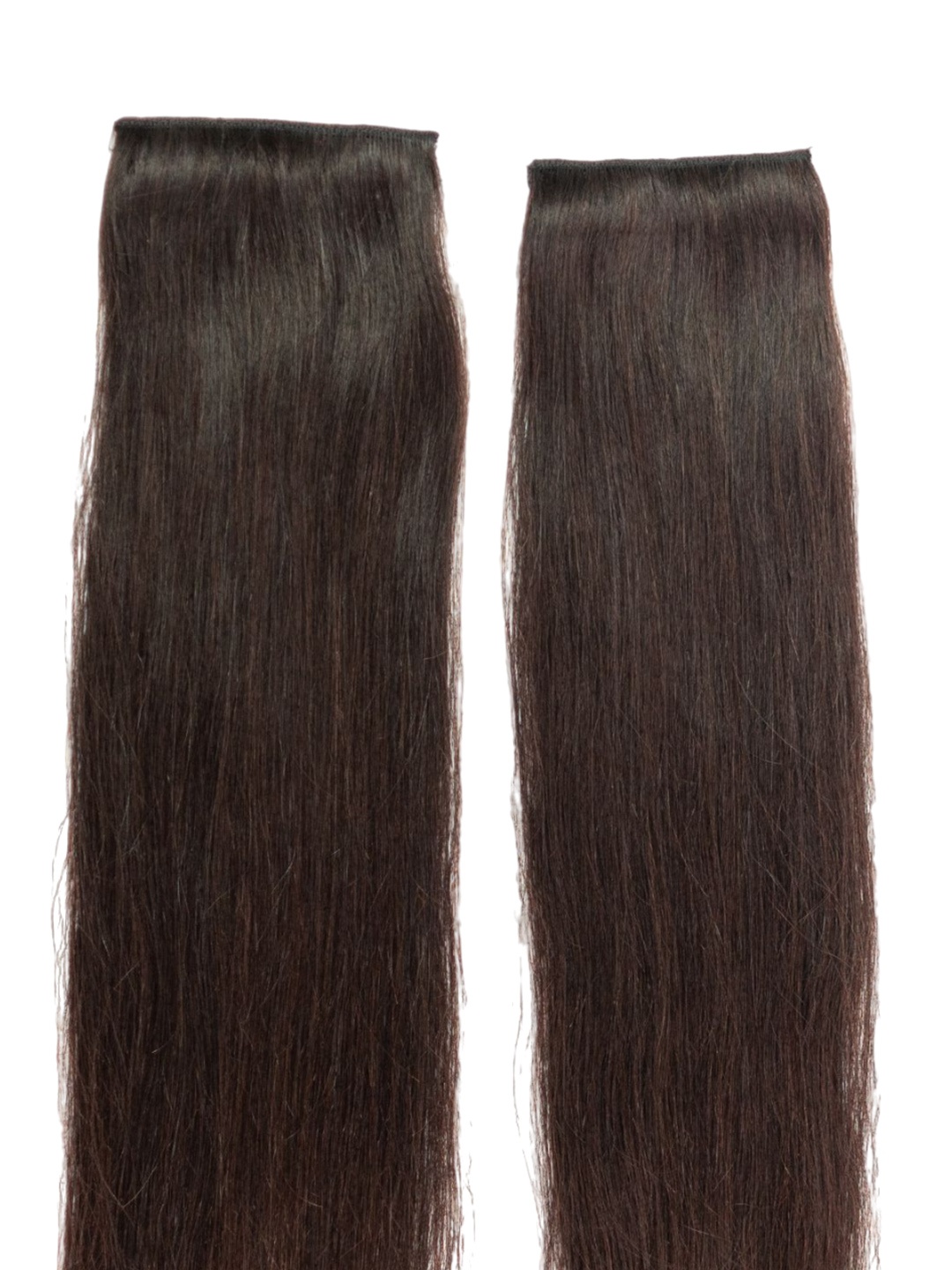 

GEMERIA HAIR Set of 2 Clip-In Straight Locks Hair Extension - Dark Brown