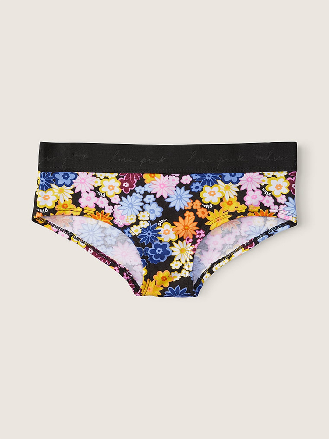 

Victoria's Secret Women Floral Printed Hipster Briefs, Black