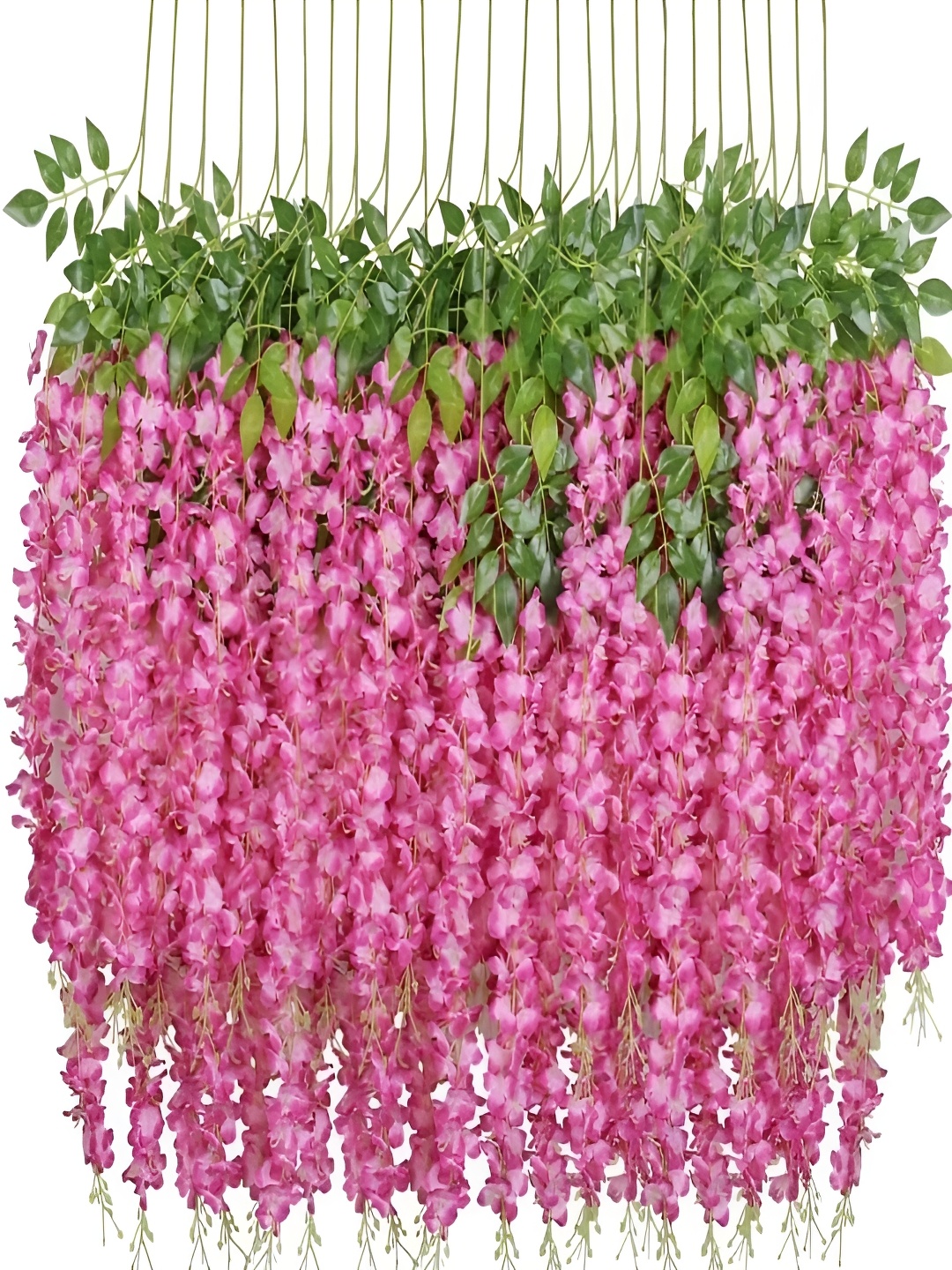 

VRB DECOR Violet 10 Pieces Hanging Artificial Flower