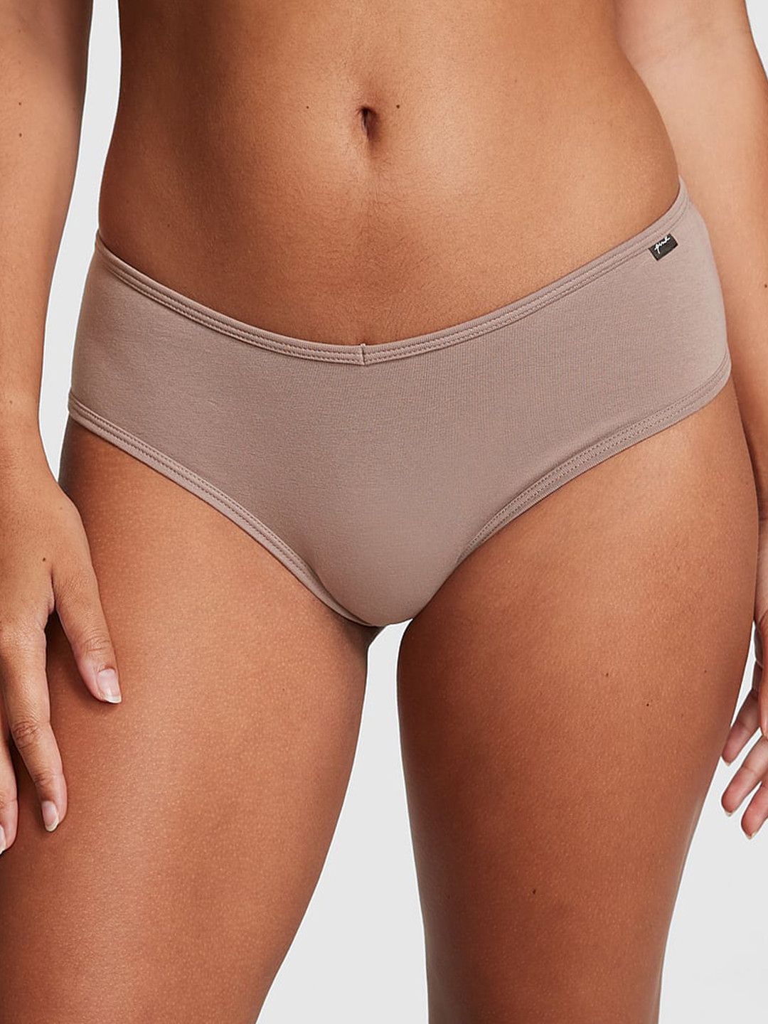 

Victoria's Secret PINK Low-Rise Seamless Basic Briefs 1115303417N0, Brown