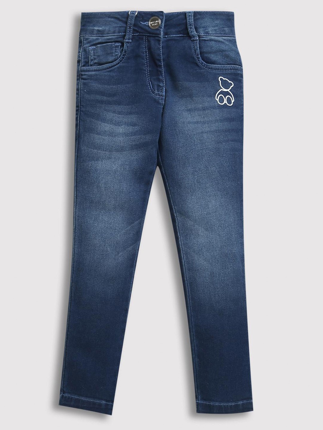 

Tiny Girl Girls Wide Leg Casual Low Distress Jeans, Blue