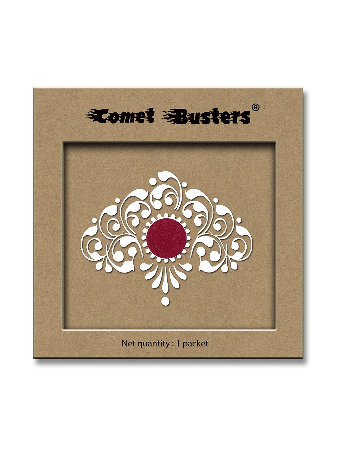 

Comet Busters Ethnic Motifs Traditional Bindis - White