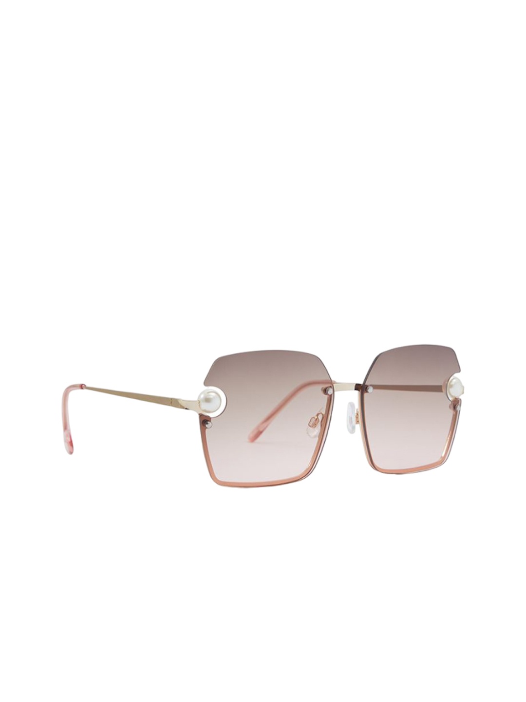 

ALDO Women Rectangle Sunglasses, Pink