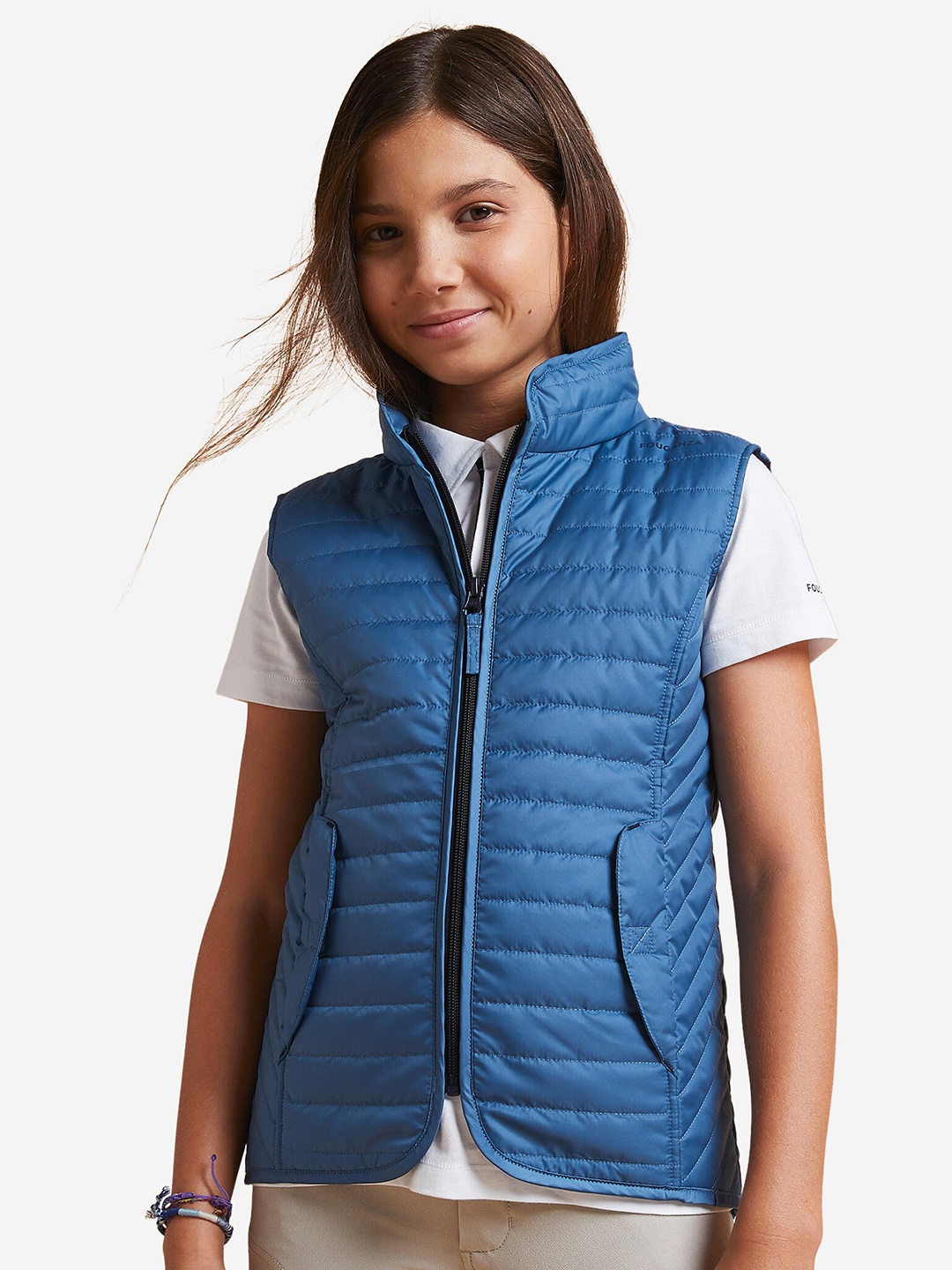 

FOUGANZA By Decathlon Kids Blue Horse Riding Jackets