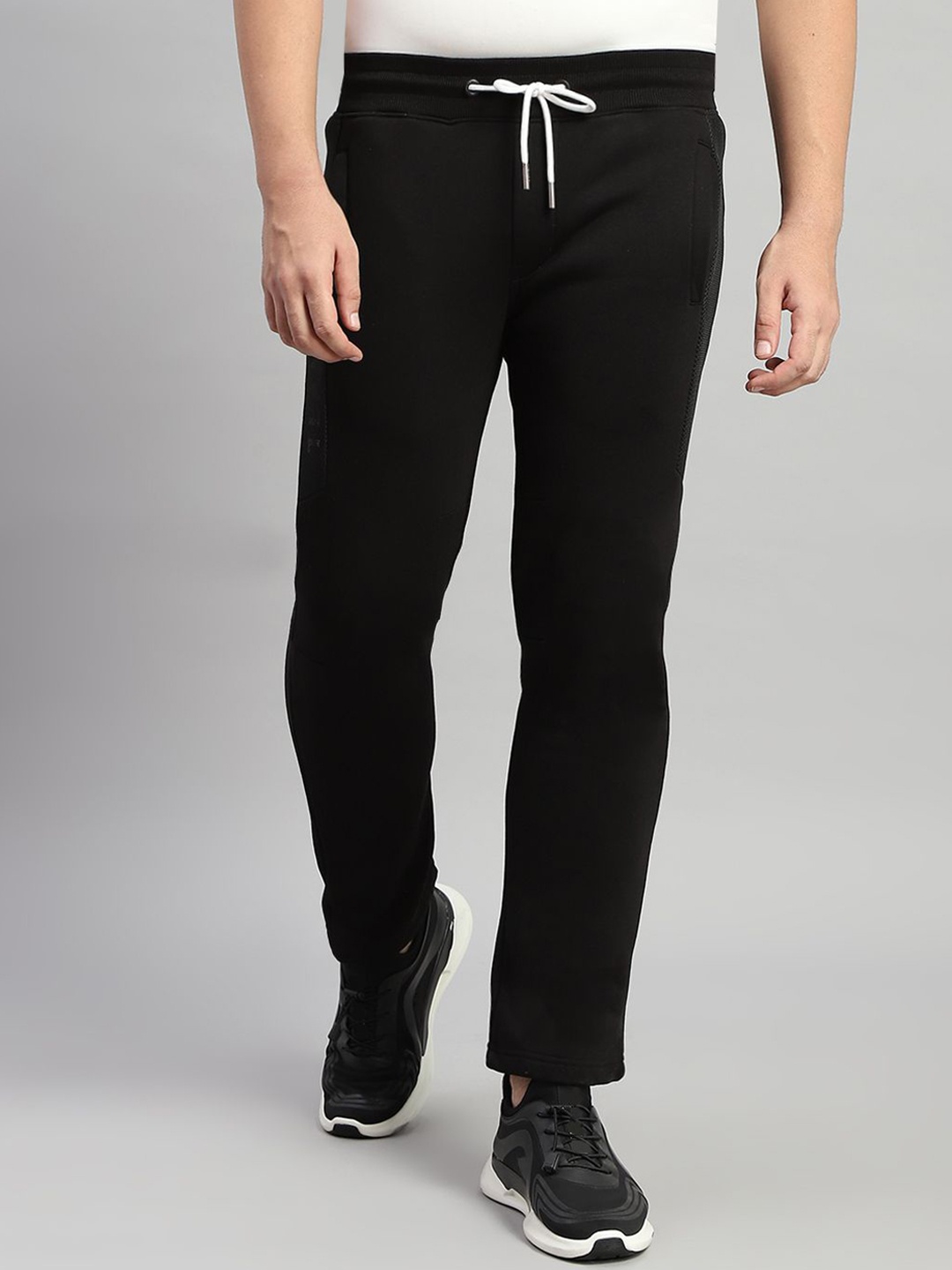 

rock.it Monte Carlo Men Cotton Track Pants, Black